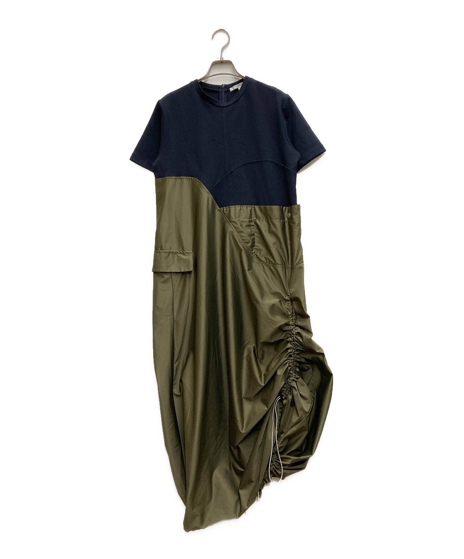 UN3D. ドローストリングバルーンワンピース サイズ38