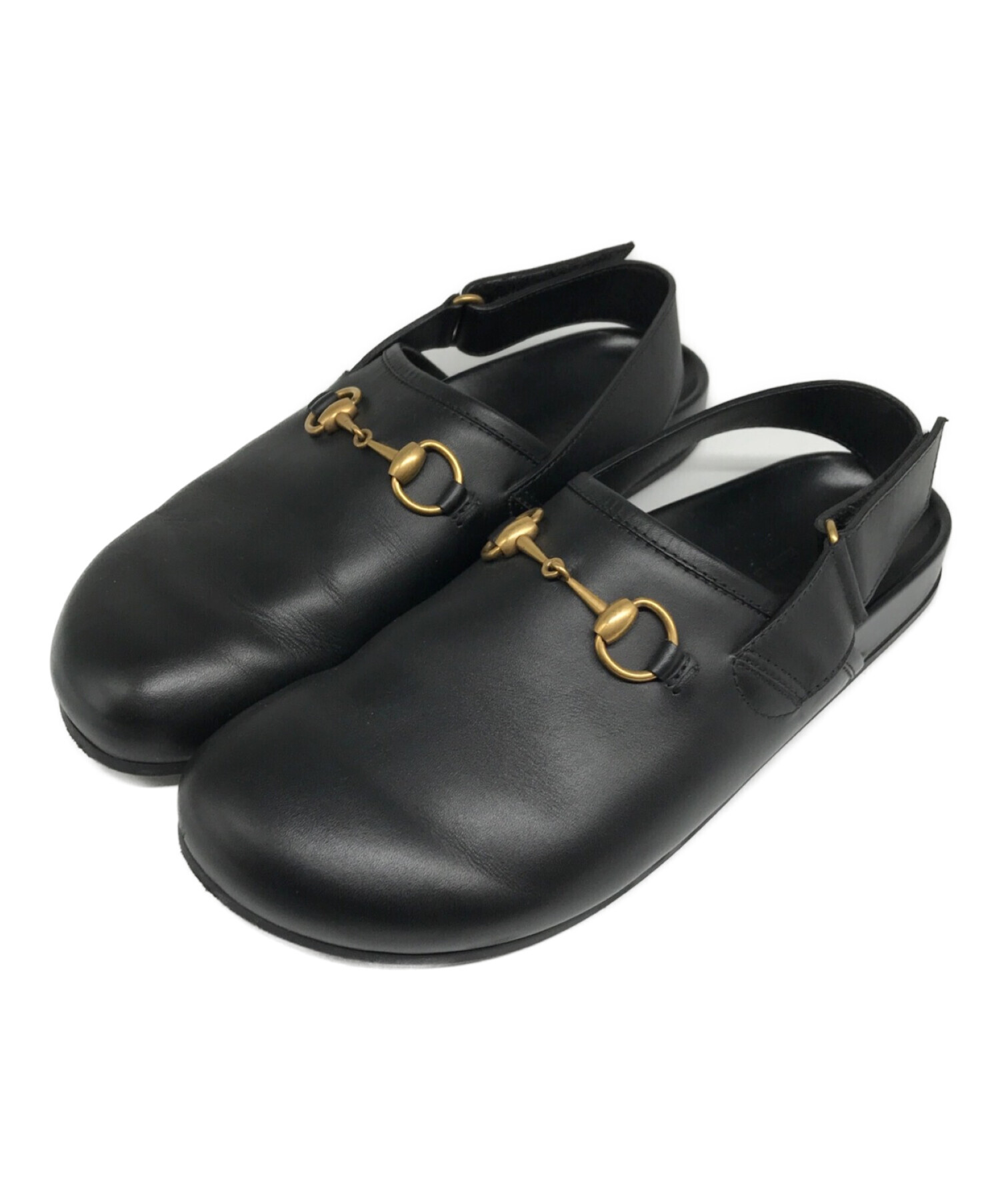中古・古着通販】GUCCI (グッチ) ホースビット レザーサンダル 