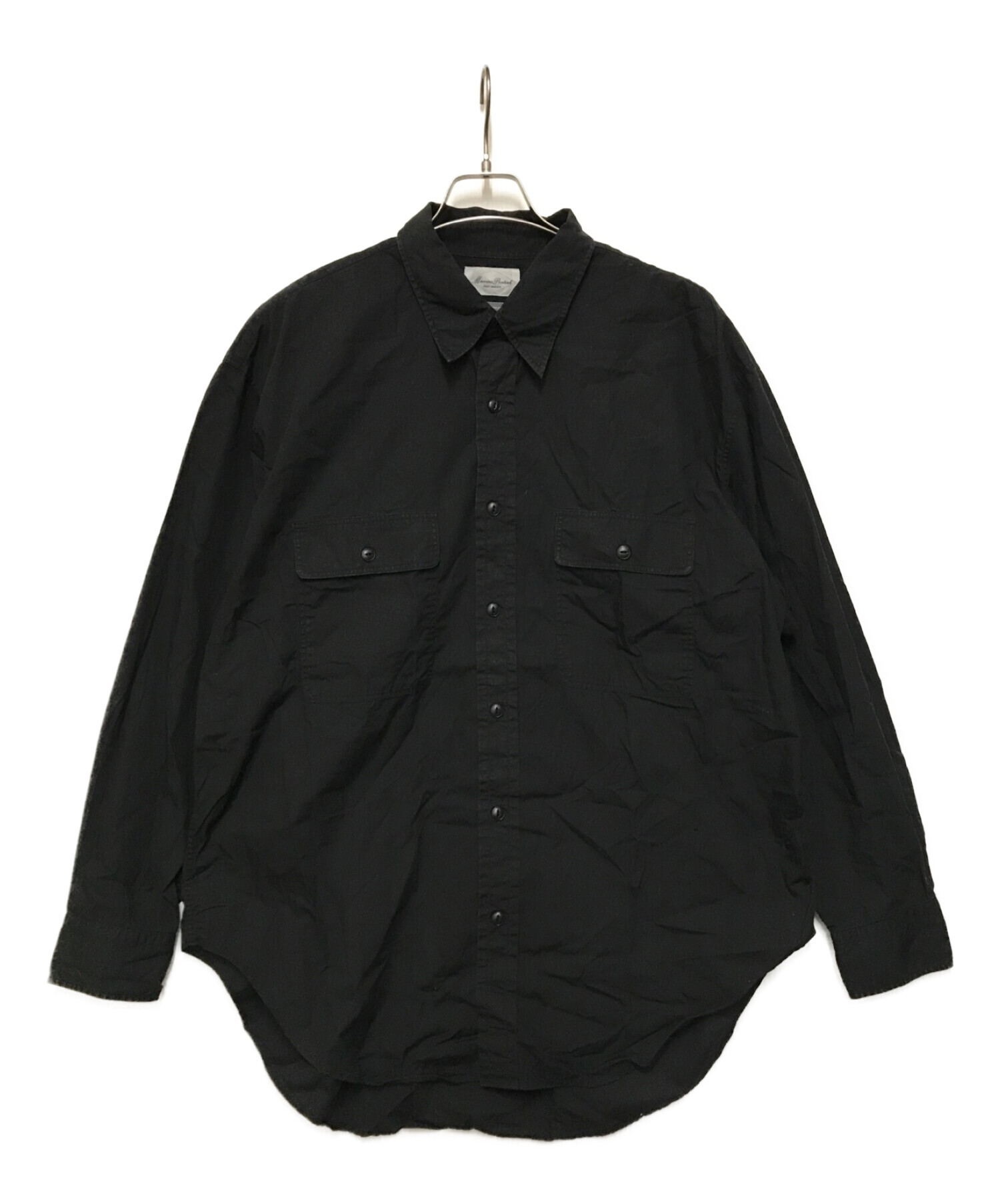 marvine pontiak shirtr makers 長袖シャツ ブラック Marvine Pontiak Shirt Makers 