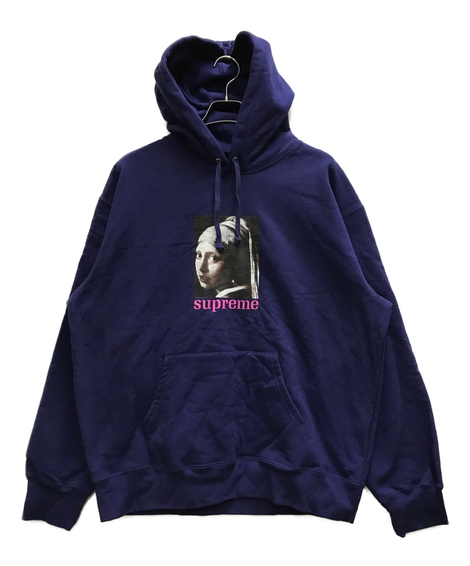 SUPREME (シュプリーム) Pearl Hooded Sweatshirt ネイビー サイズ:XL