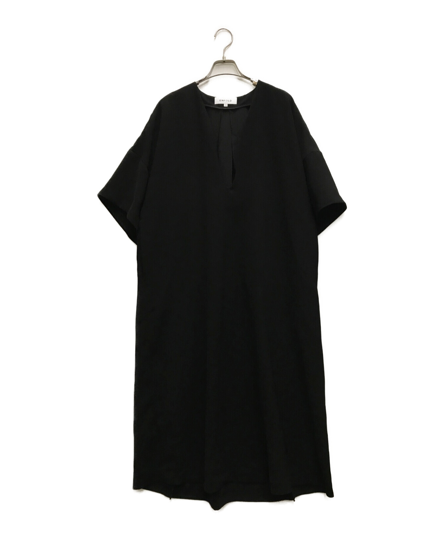 中古・古着通販】ENFOLD (エンフォルド) COCOON LAYERED DRESS  