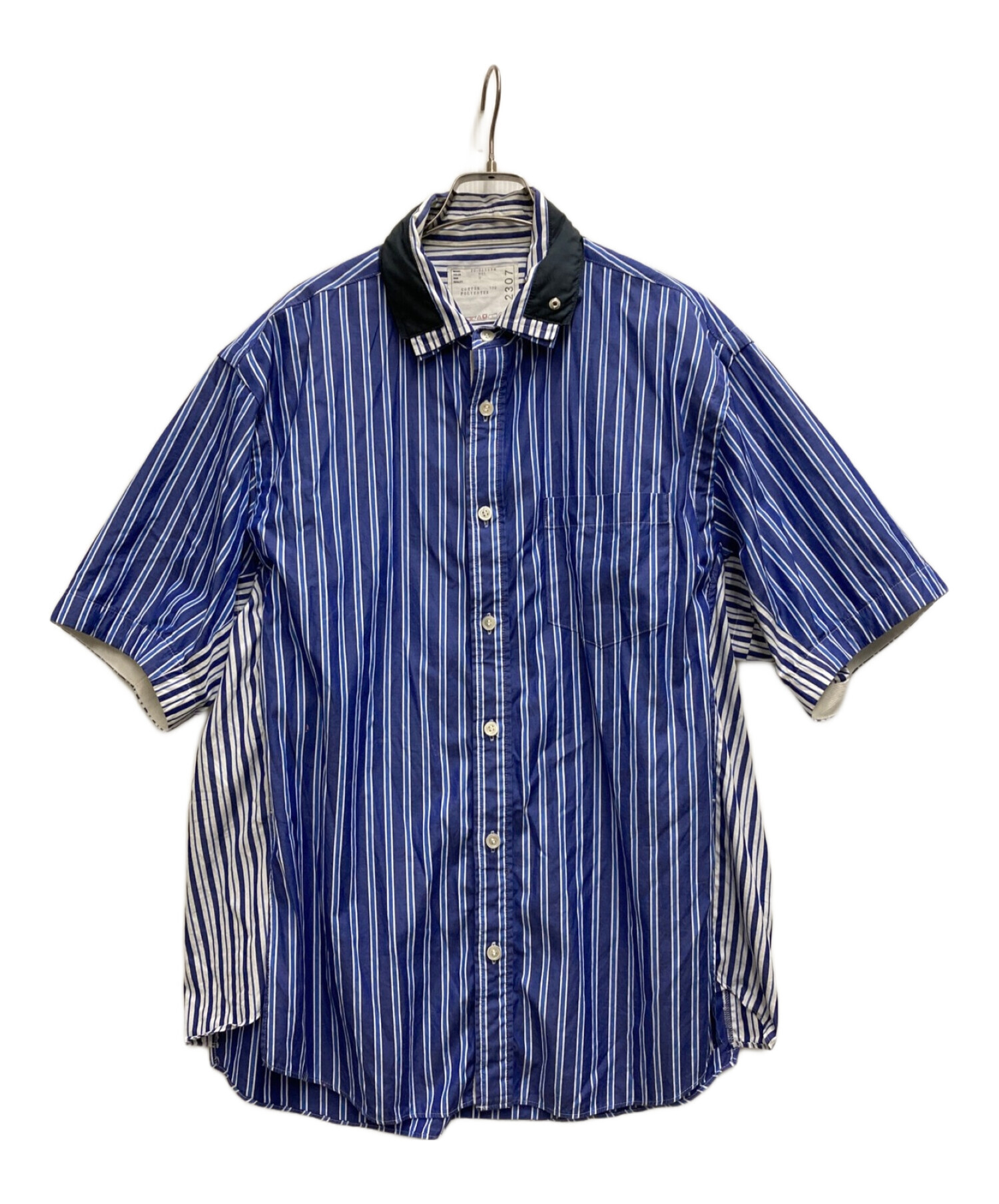 sacai 20ss シャツ sacai ストライプシャツ サイズ2 Sacai サカイ