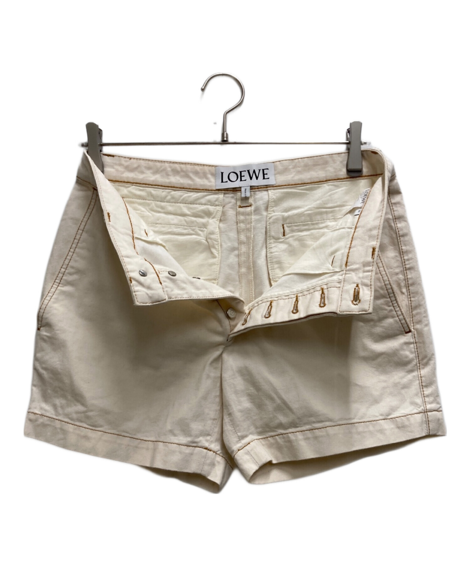中古・古着通販】LOEWE (ロエベ) ショートパンツ ベージュ サイズ:44 
