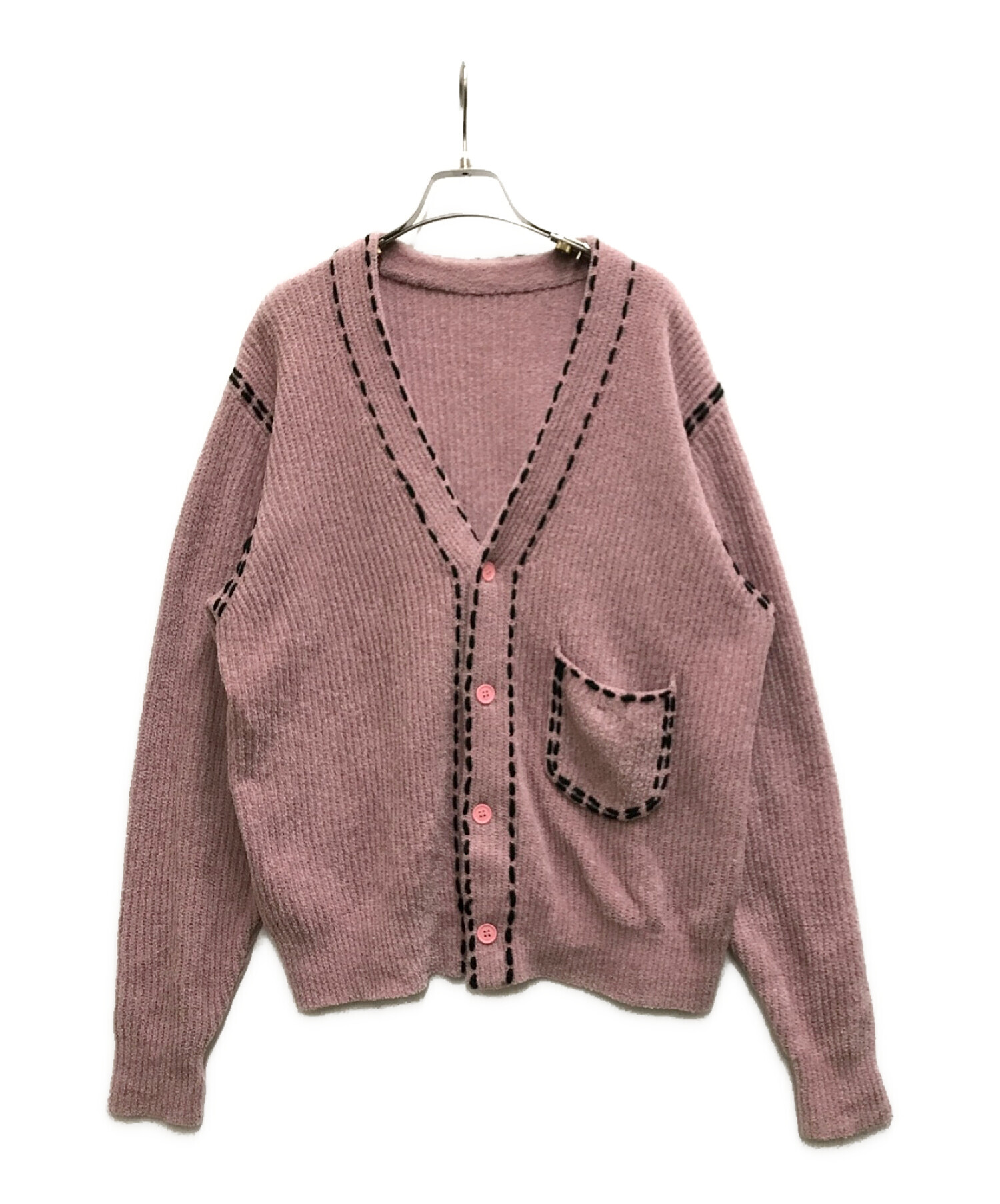 中古・古着通販】PHINGERIN (フィンガリン) PG1 CARDIGAN ピンク  