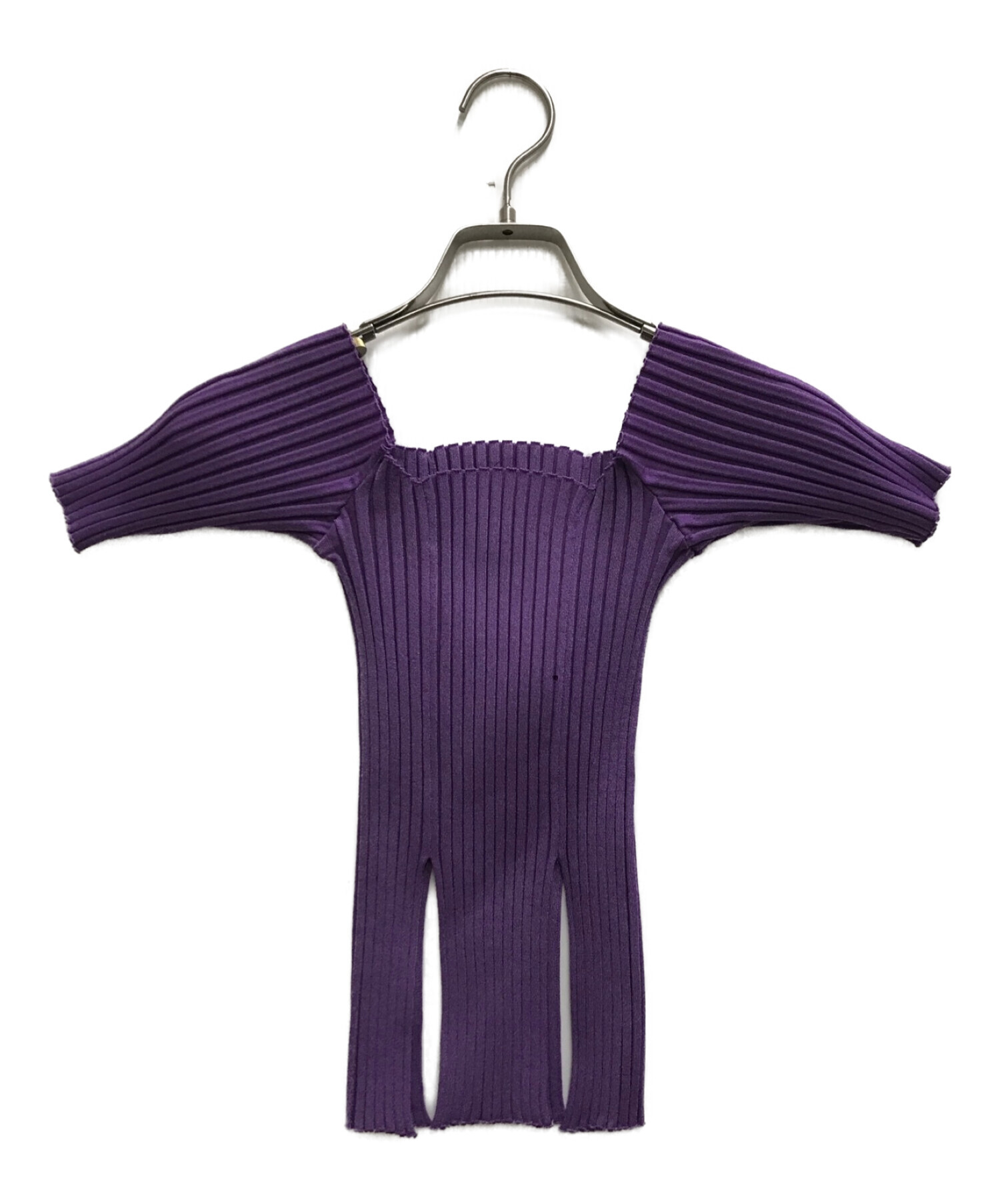 FETICO RIB SLIT KNIT DRESS RIB KNIT SLIT DRESS