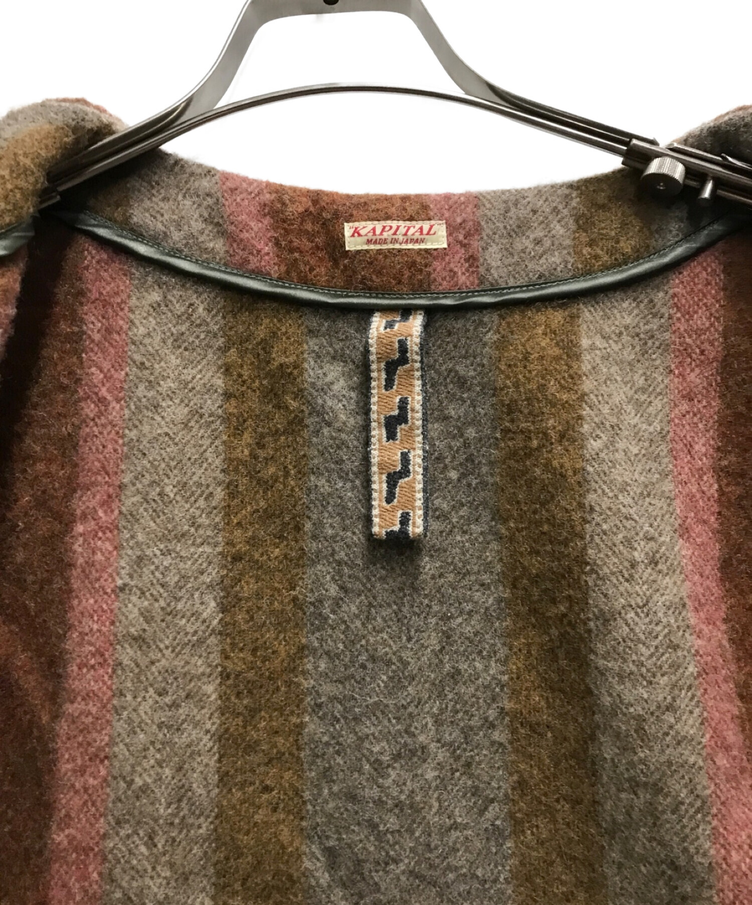 中古・古着通販】KAPITAL (キャピタル) Wool da Vinci Striped Gaucho  
