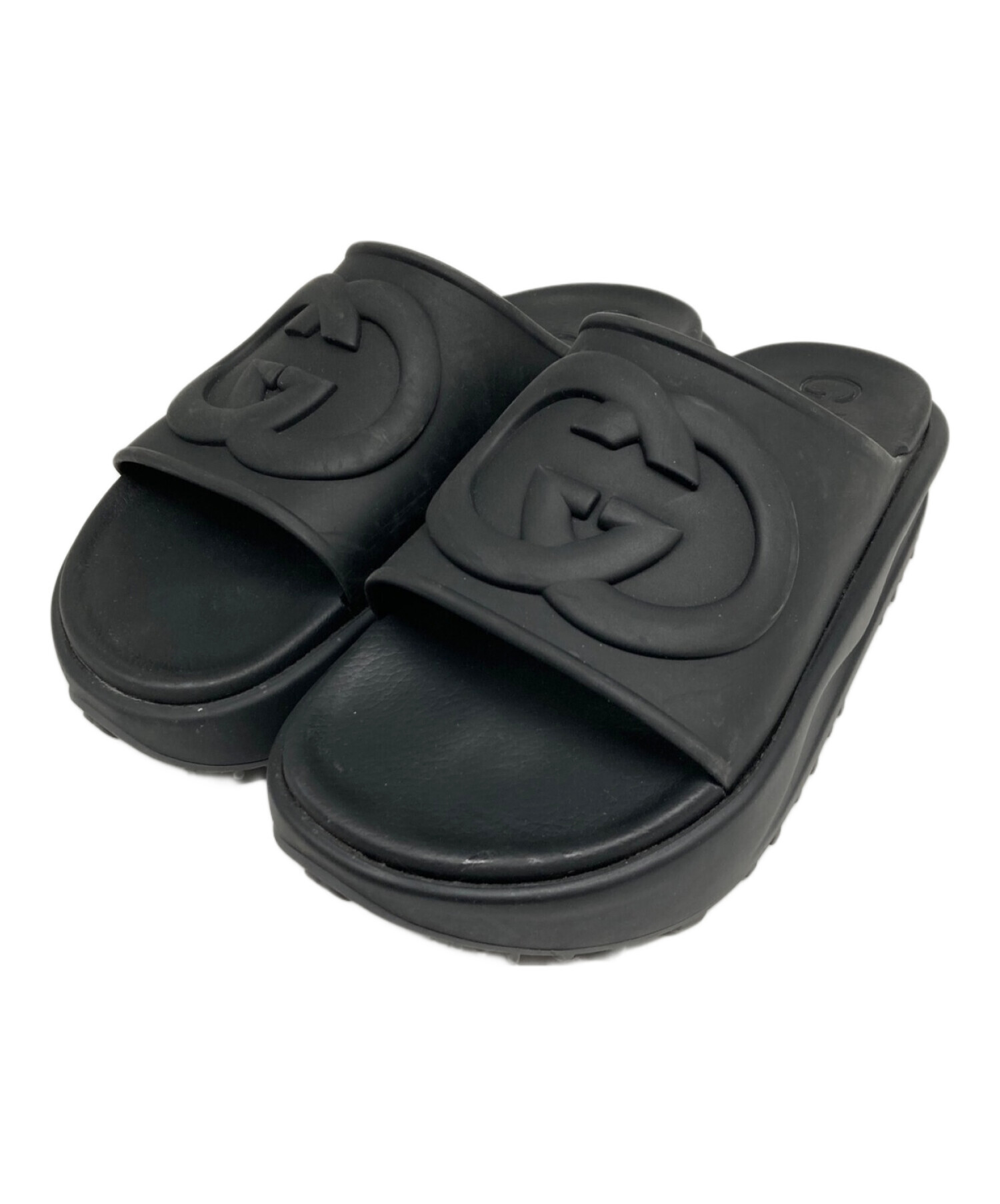 中古・古着通販】GUCCI (グッチ) インターロッキングGスライドサンダル 