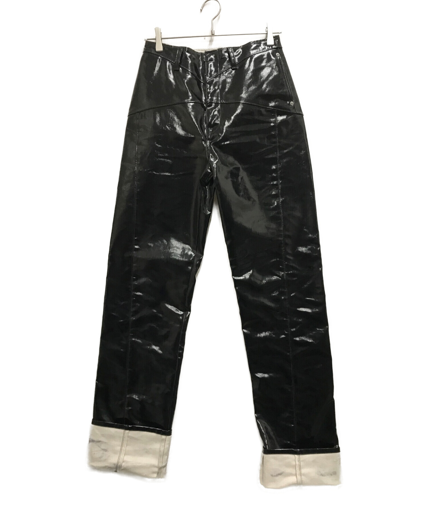 FETICO（フェティコ）のHIGHRISE PVC DENIM JEANS（デニムパンツ）の 