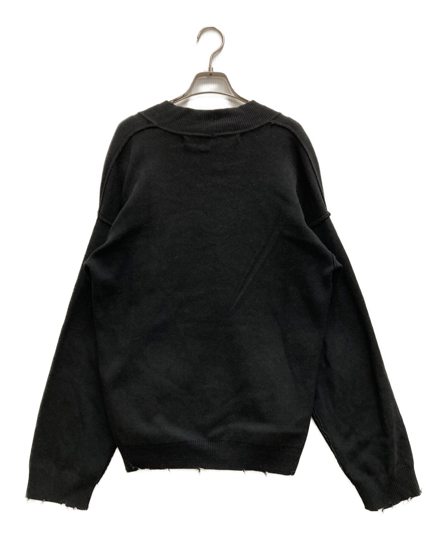 中古・古着通販】PERVERZE (パーバーズ) Crash Wide Knit Cardigan 