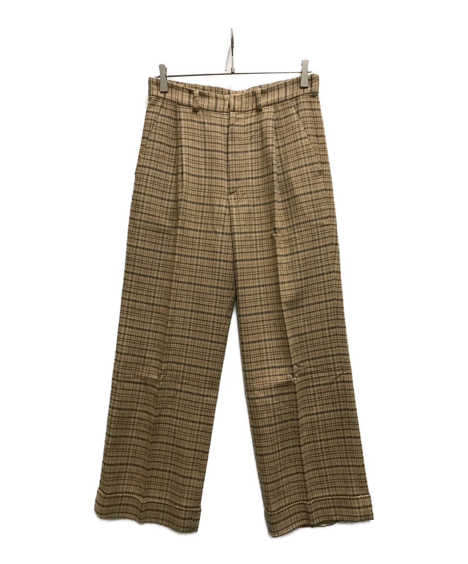 AURALEE silk summer tweed pants