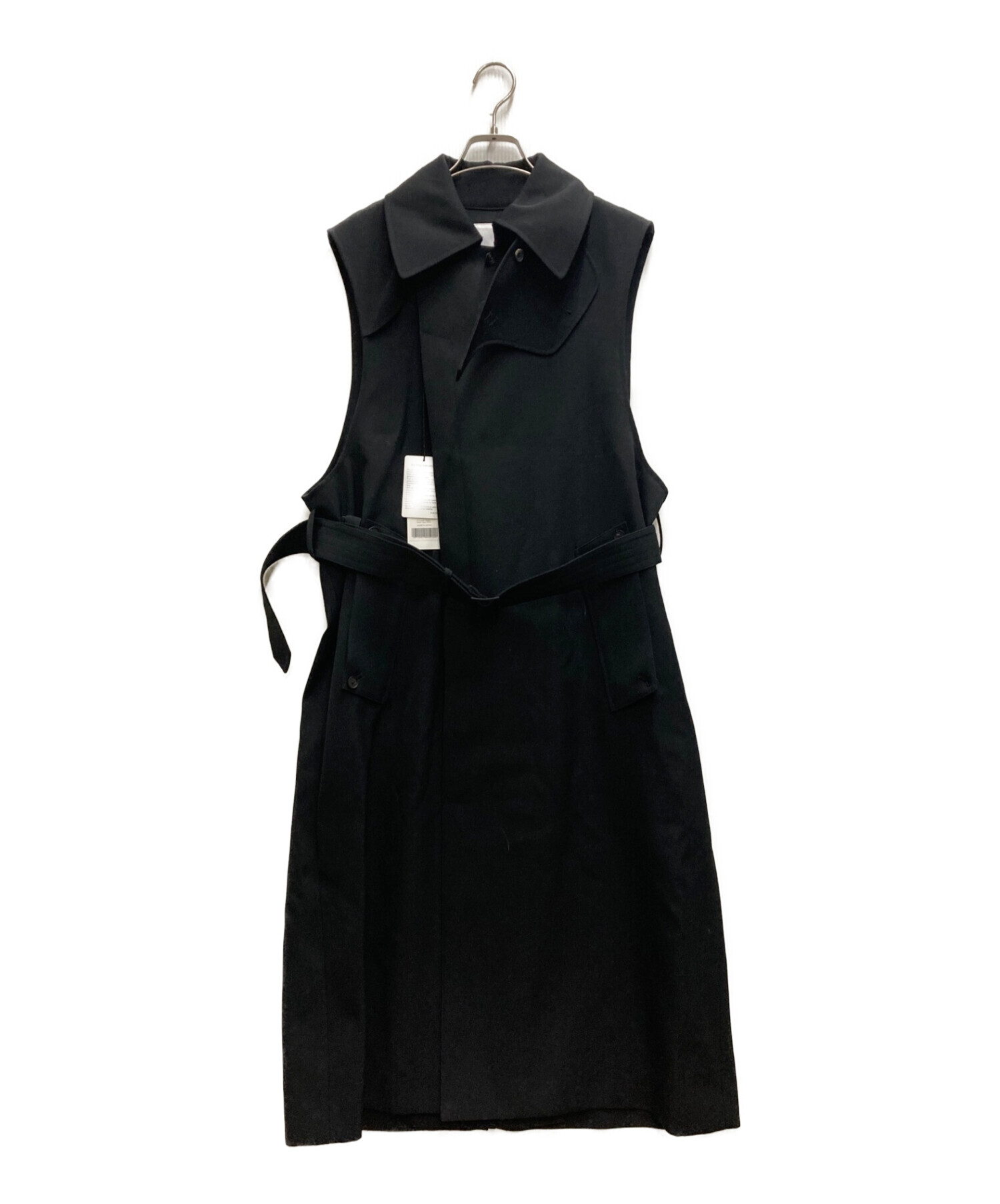 HEAVYWOOL GABARDINE SLEEVELESS LONGCOAT HEAVYWOOL GABARDINE SLEEVELESS LONGCOAT