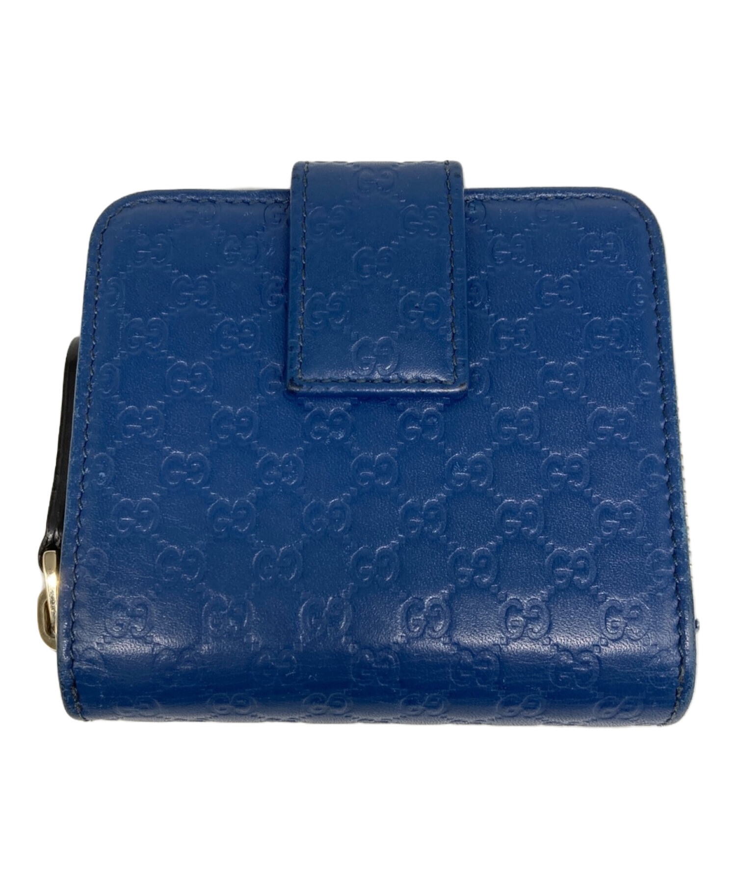 中古・古着通販】GUCCI (グッチ) マイクログッチシマ二つ折り財布  