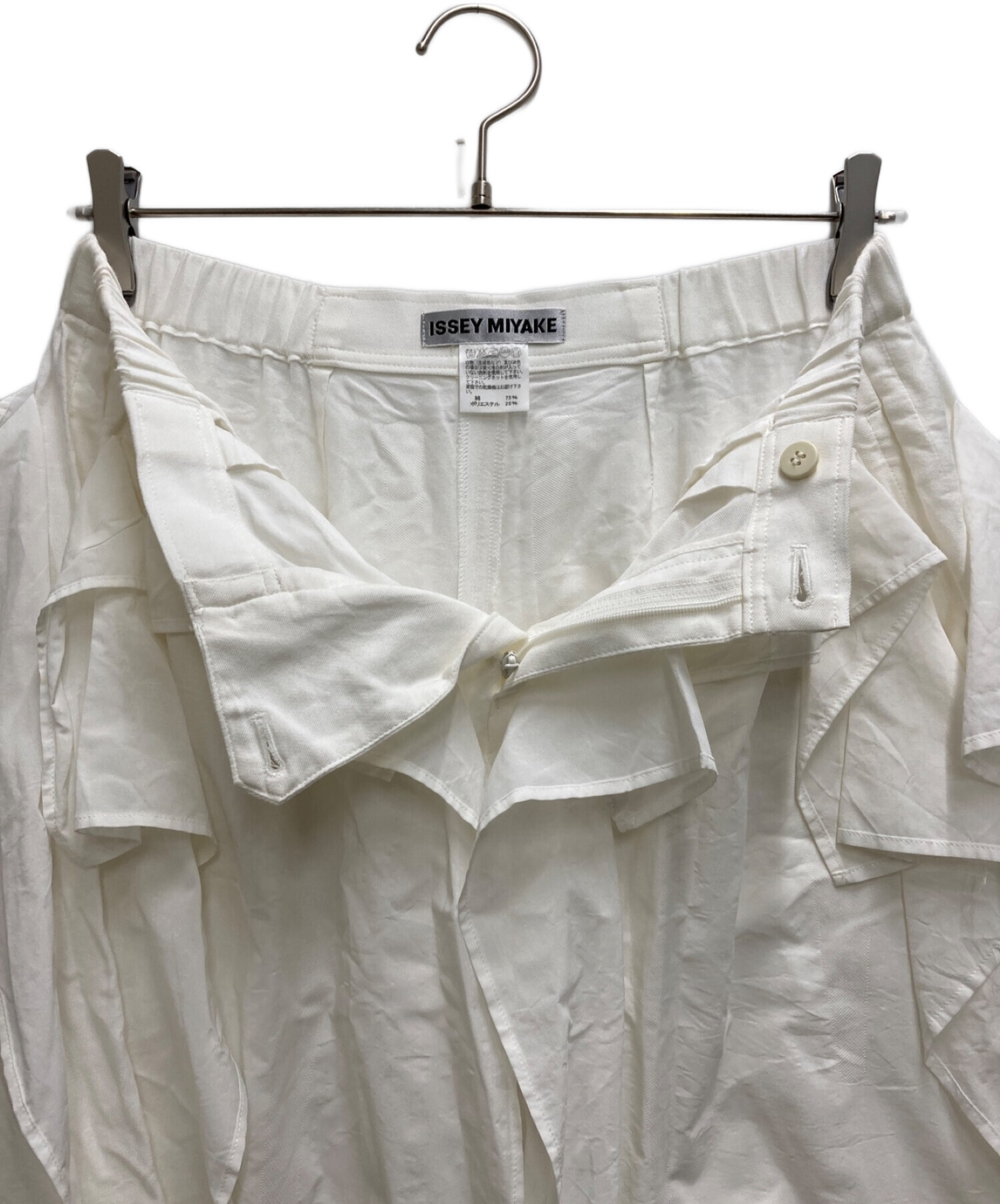 中古・古着通販】ISSEY MIYAKE (イッセイミヤケ) フリルデザイン  