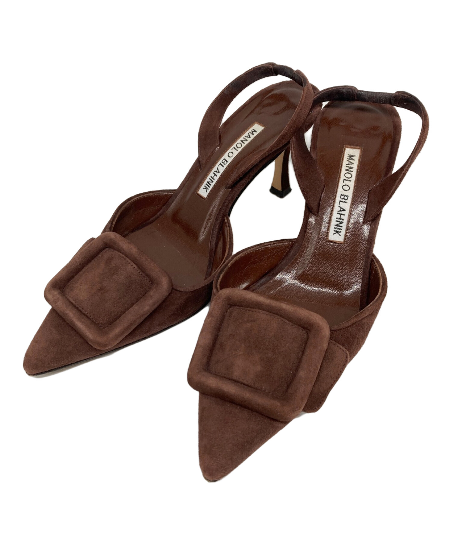 MANOLOBLAHNIK (マノロブラニク) スエードスリングバック