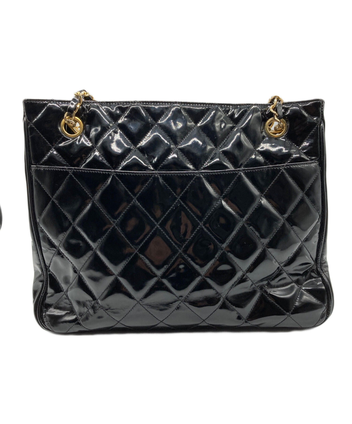 中古・古着通販】CHANEL (シャネル) マトラッセエナメルダブルチェーン 