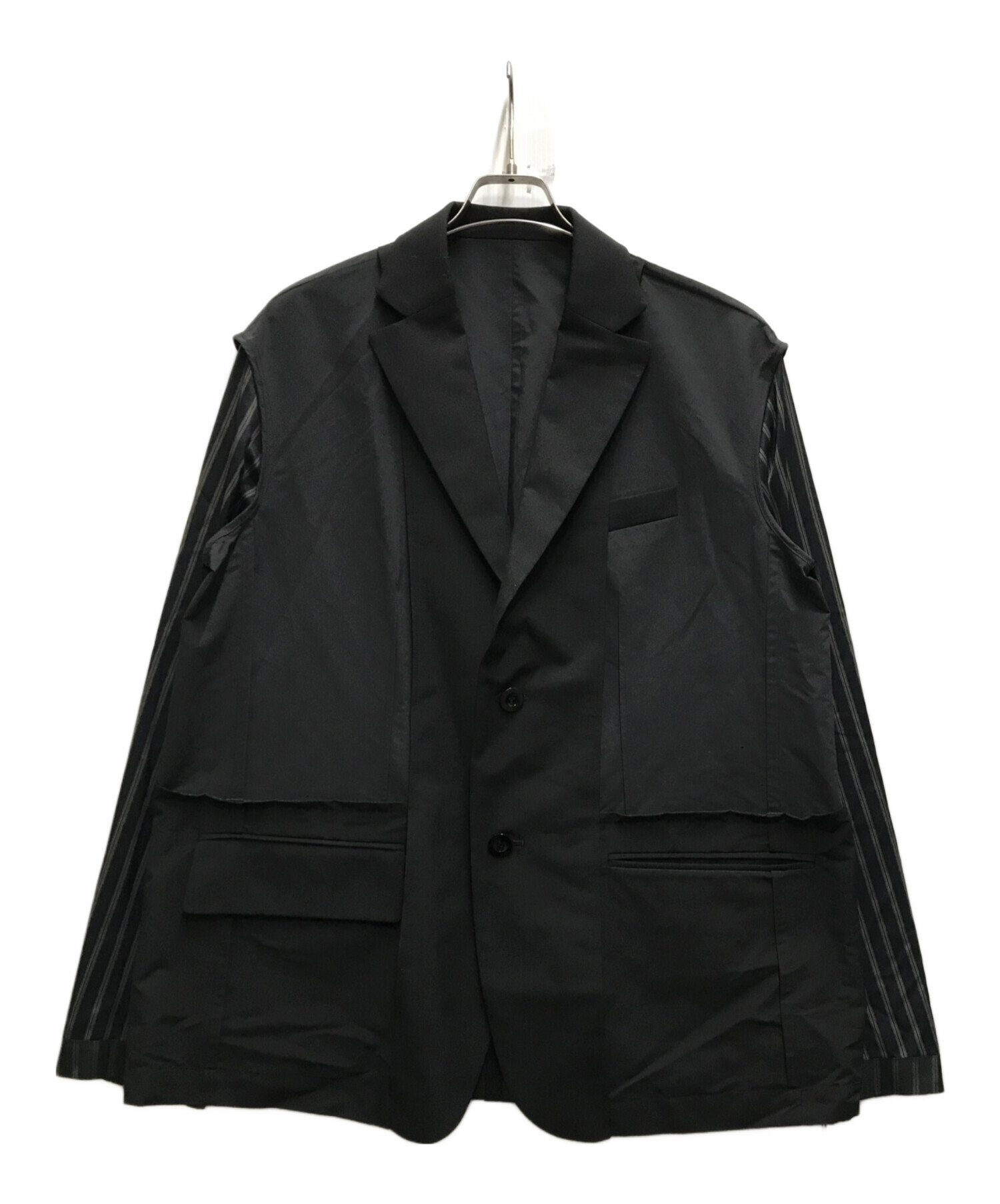中古・古着通販】sacai (サカイ) Suiting Jacket ブラック サイズ:3 