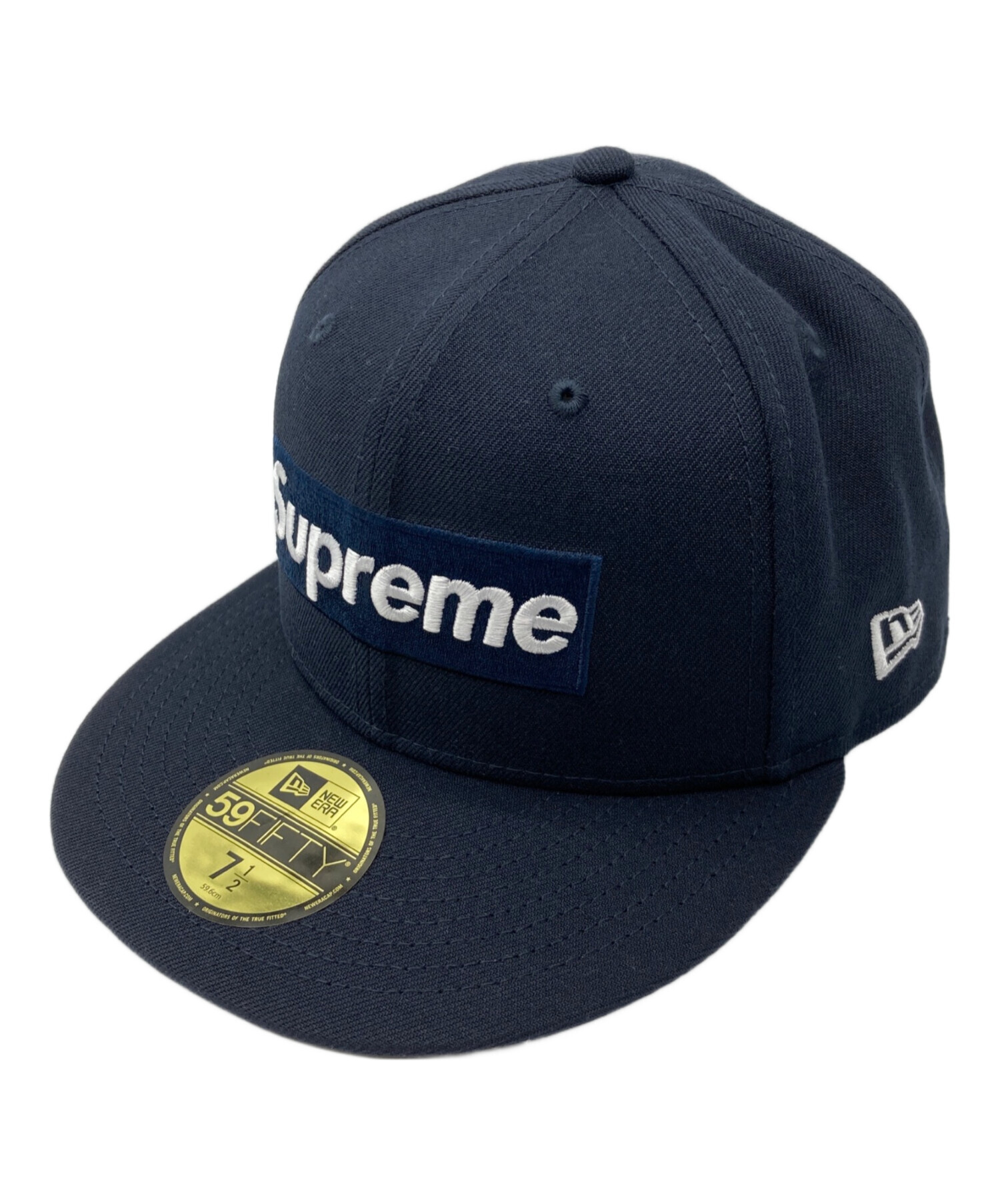 新品 7 1/2サイズ Supreme New York Yankees Box Logo New Era Cap 