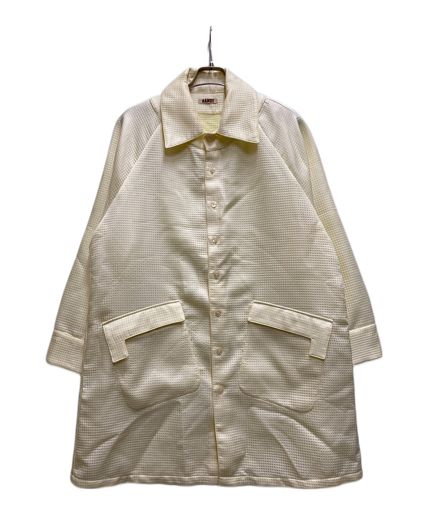 中古・古着通販】RANDY (ランディー) Hit ステンカラーコート イエロー 