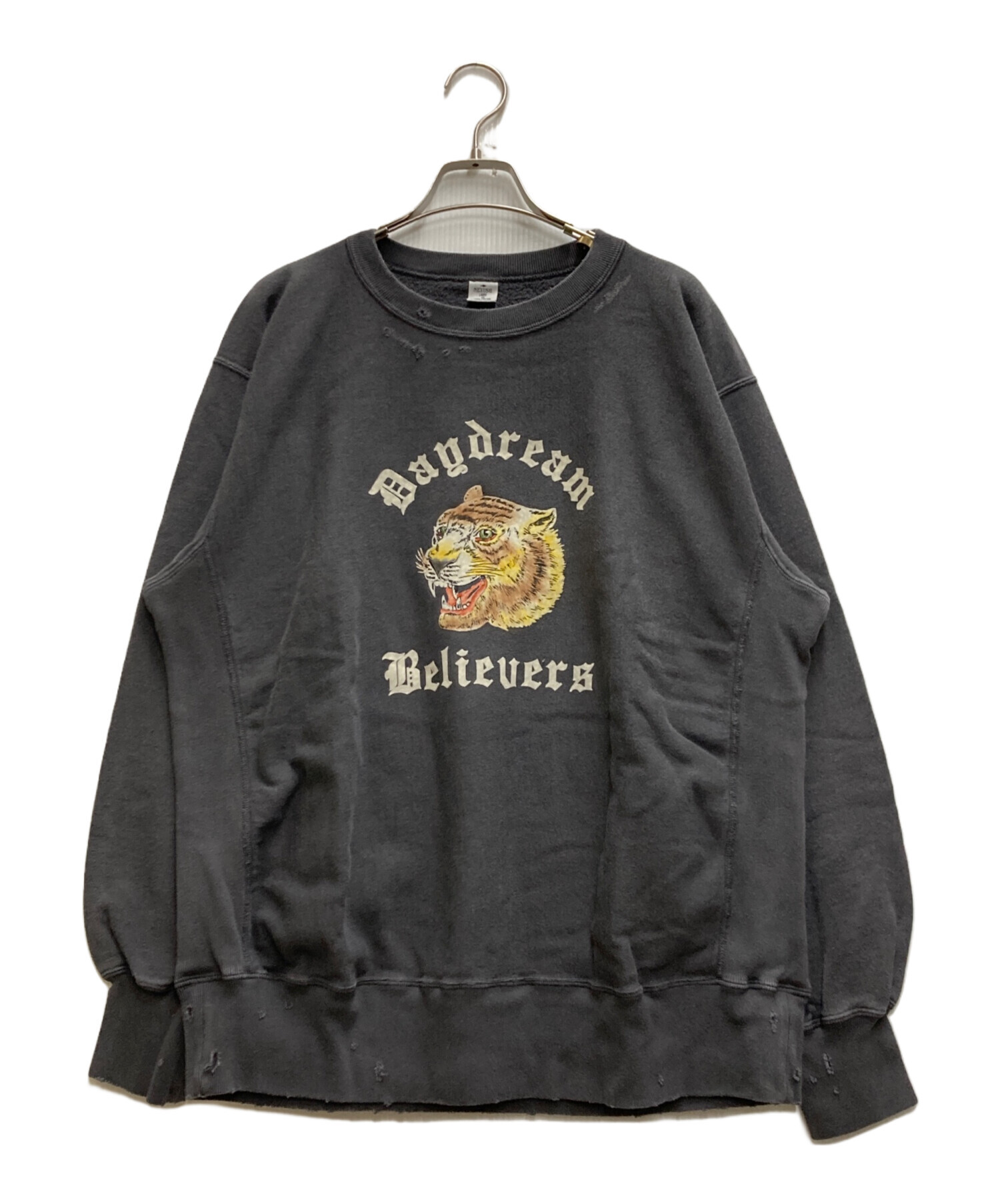 中古・古着通販】NEXUSVII (ネクサスセブン) DAMAGED FLOCKY R/S CREW 