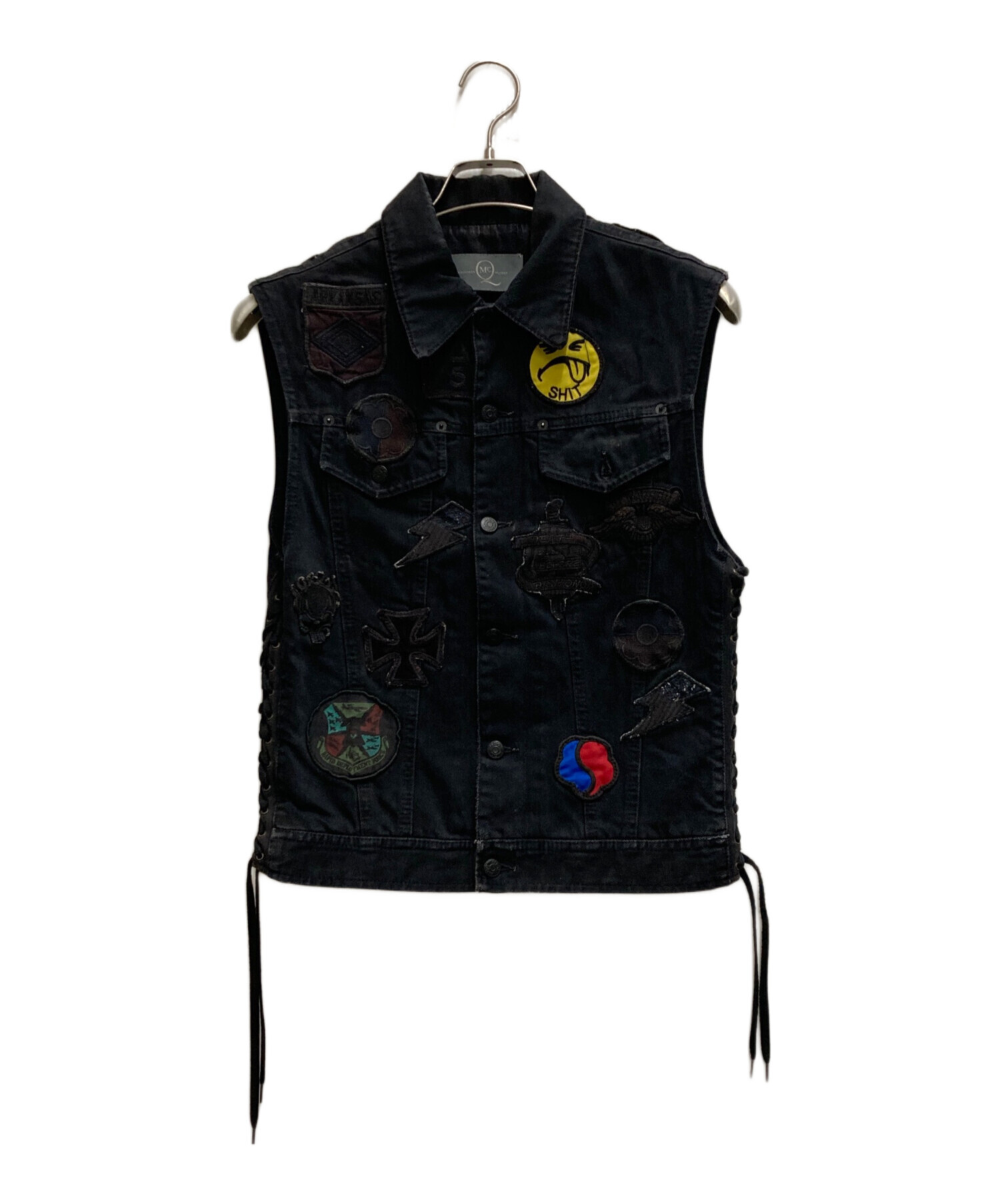 Alexander McQueen ブラック デニム ベスト