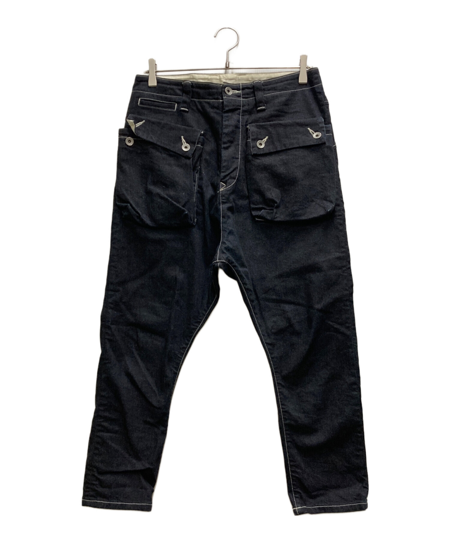 ☆ NATAL DESIGN ☆G55サルエルフラップデニムパンツ☆34インチ☆