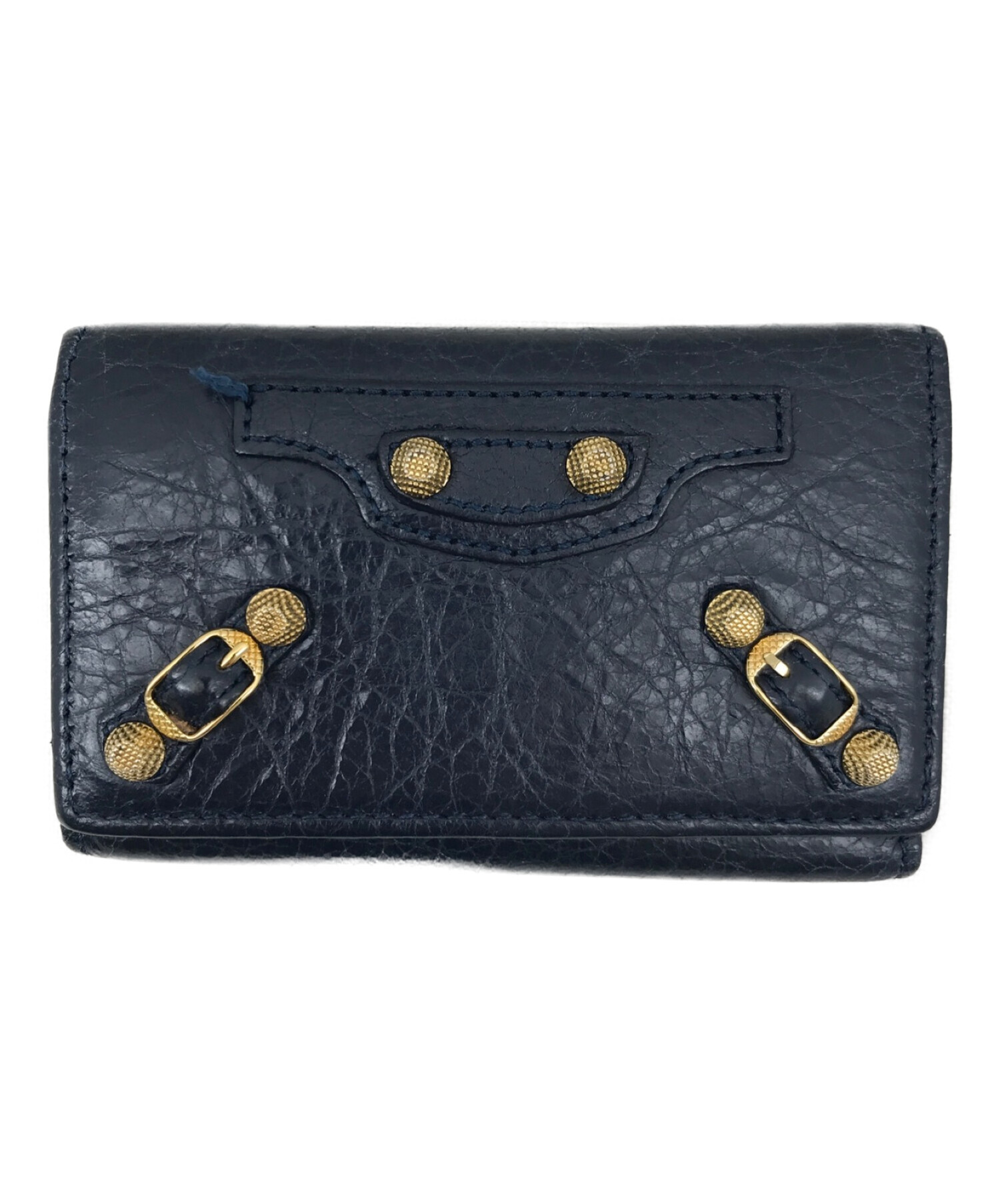 中古】BALENCIAGA 6連キーケース ブラックバレンシアガ