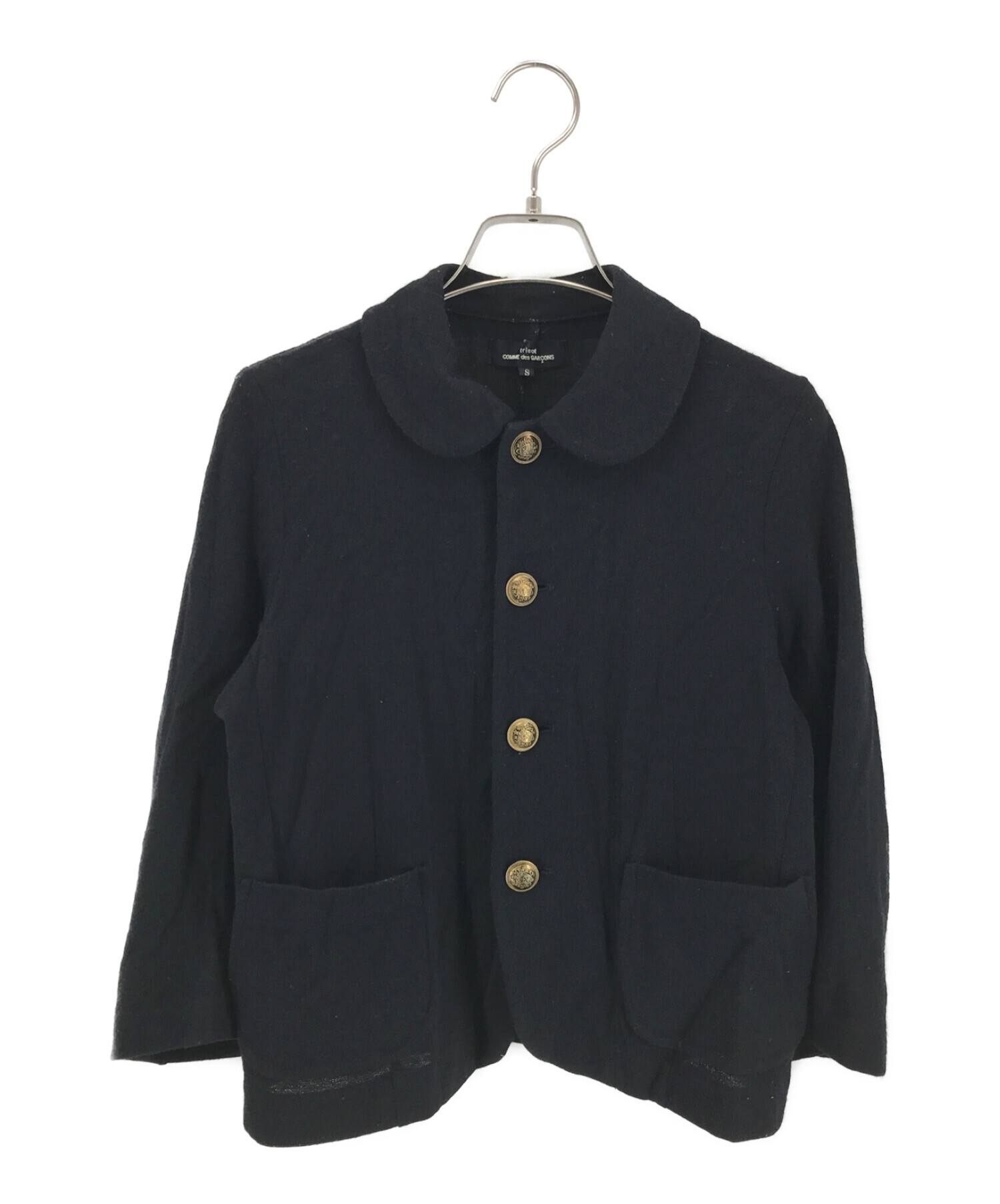 tricot COMME des GARCONS (トリココムデギャルソン) ウールジャケット ブラック サイズ:S