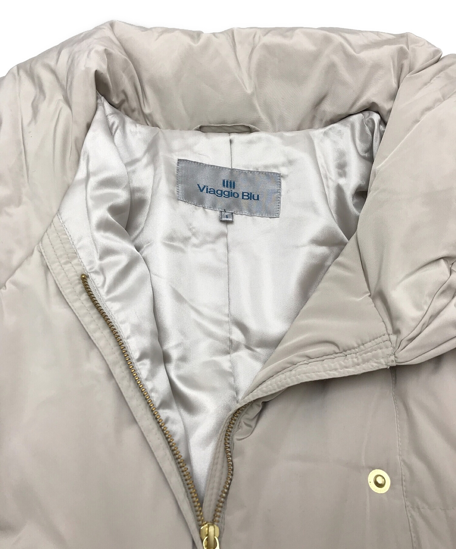 中古・古着通販】Viaggio Blu (ビアッジョブルー) ダウンコート グレー 