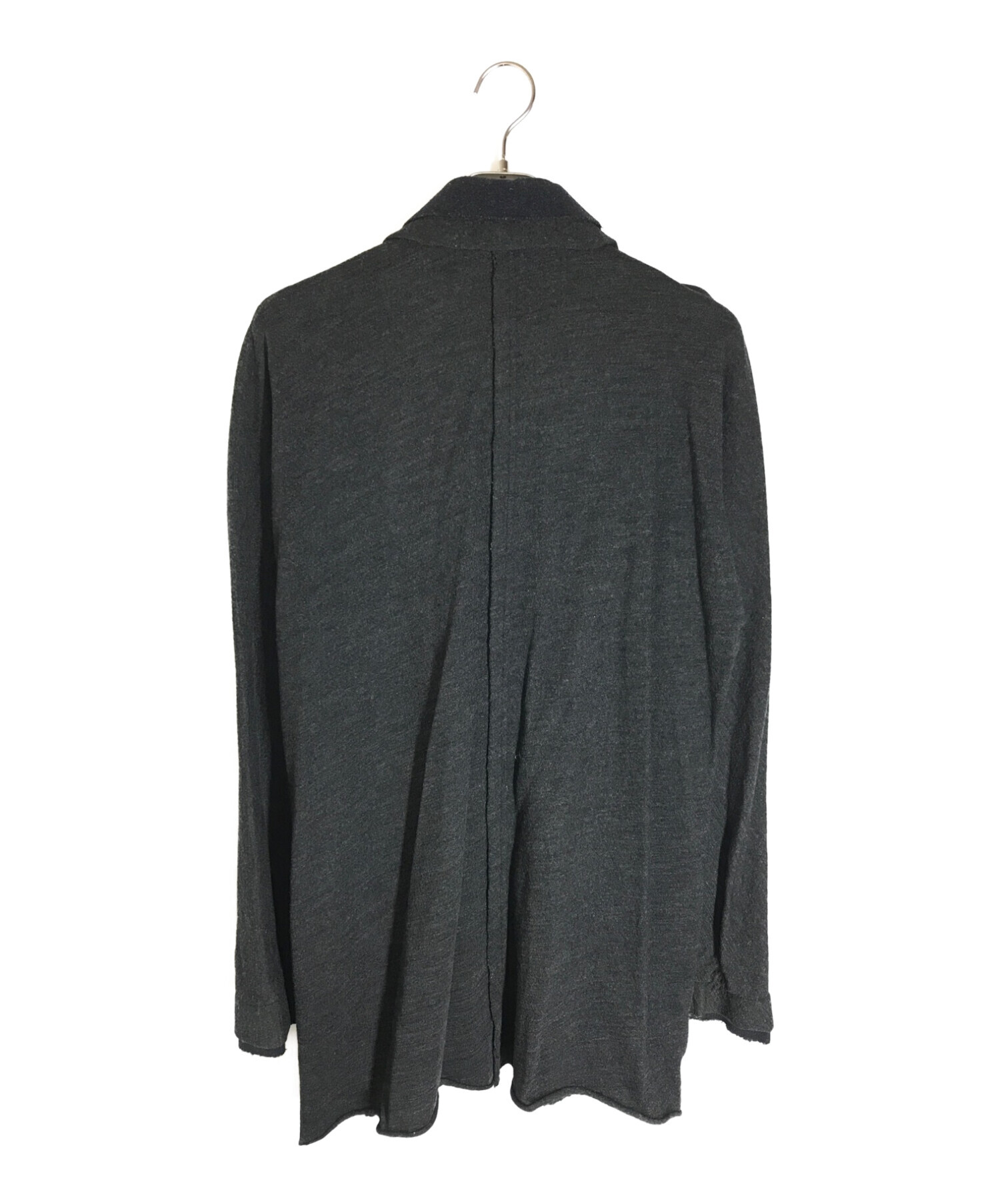 Y's (ワイズ) 2枚襟デザインウールジャケット グレー サイズ:3