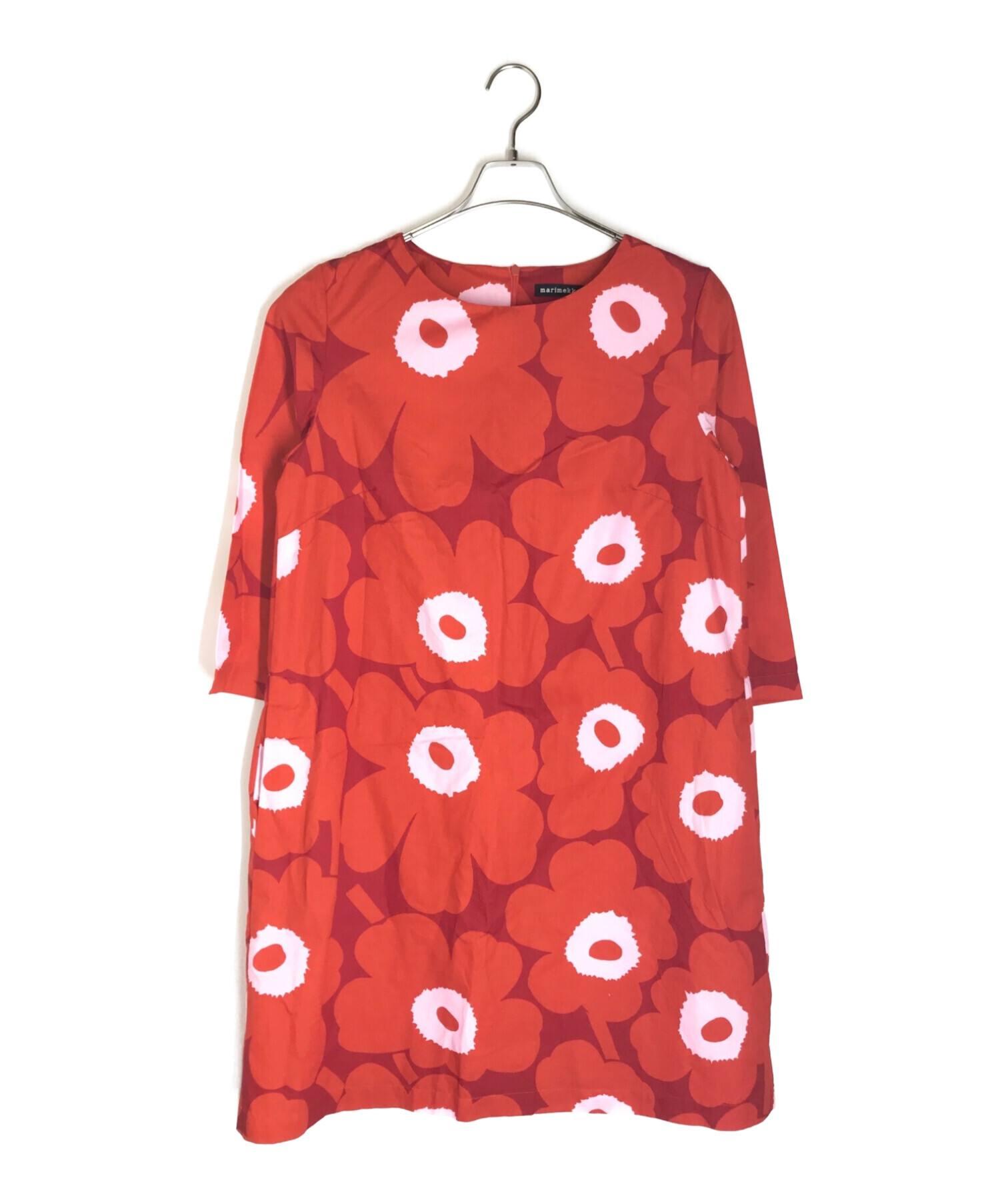 marimekko (マリメッコ) Unelma Pieni Unikkoワンピース オレンジ サイズ:40 未使用品