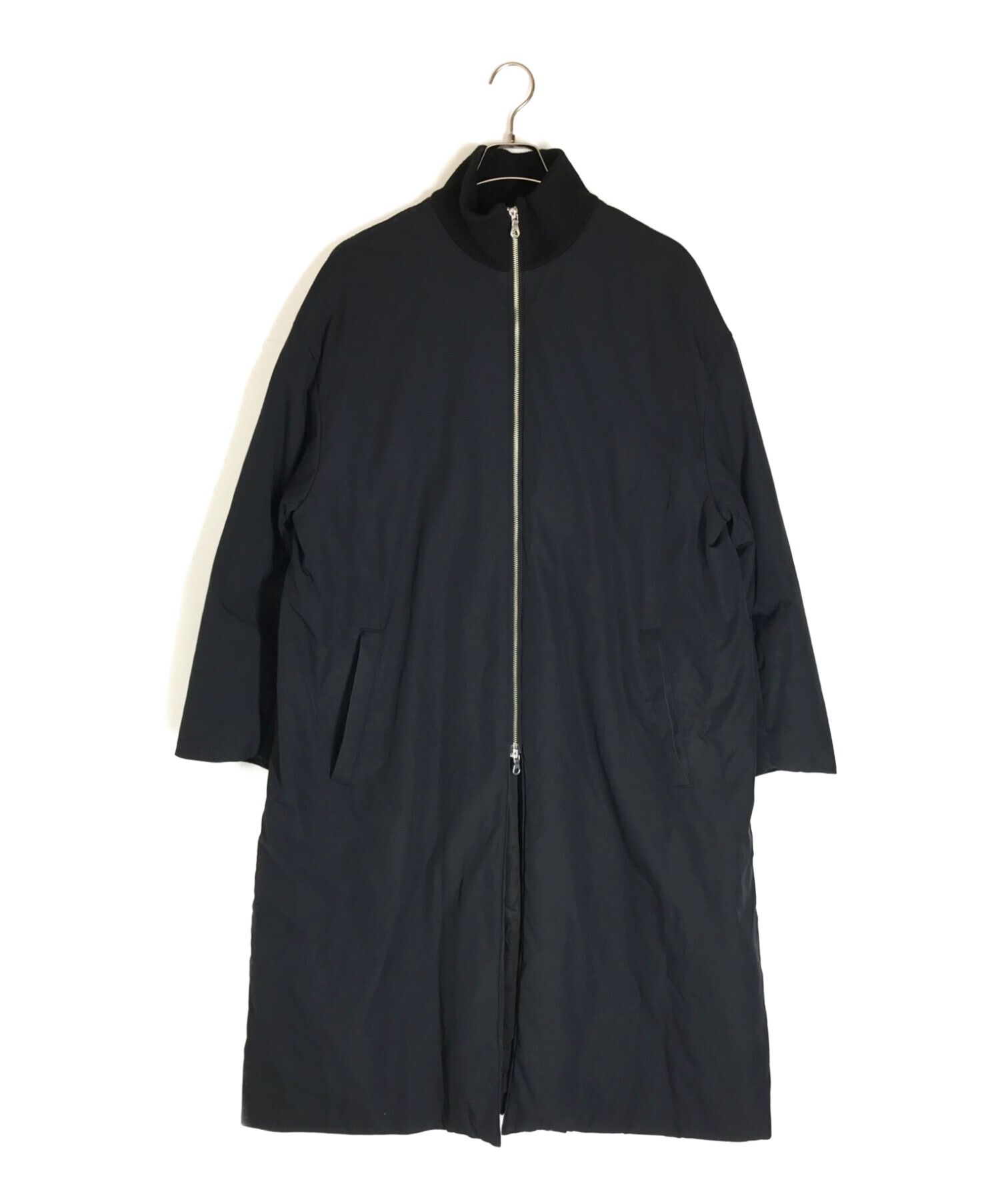 中古・古着通販】CLANE HOMME (クラネ オム) ZIP UP RIB COLLAR COAT 
