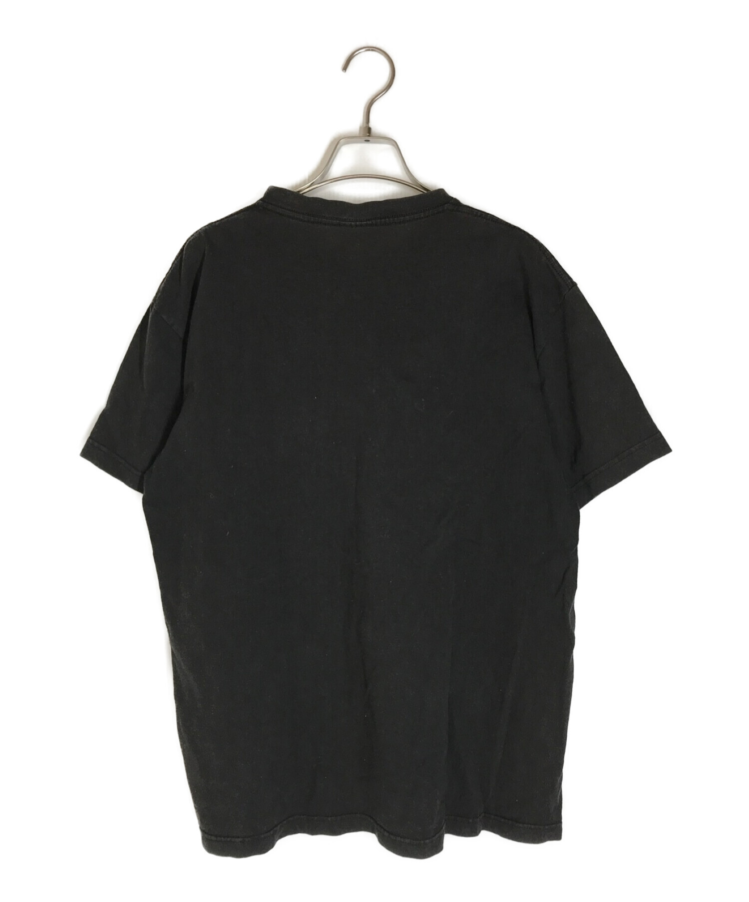 OLD STUSSY (オールドステューシー) オールドプリントTシャツ ブラック×ホワイト サイズ:L
