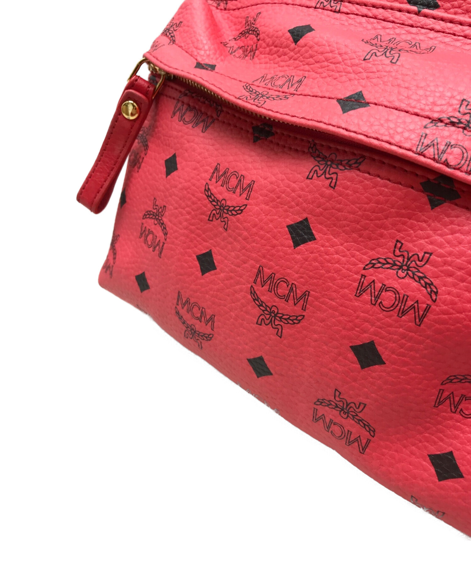 中古・古着通販】MCM (エムシーエム) スタッズリュック ショッキング 