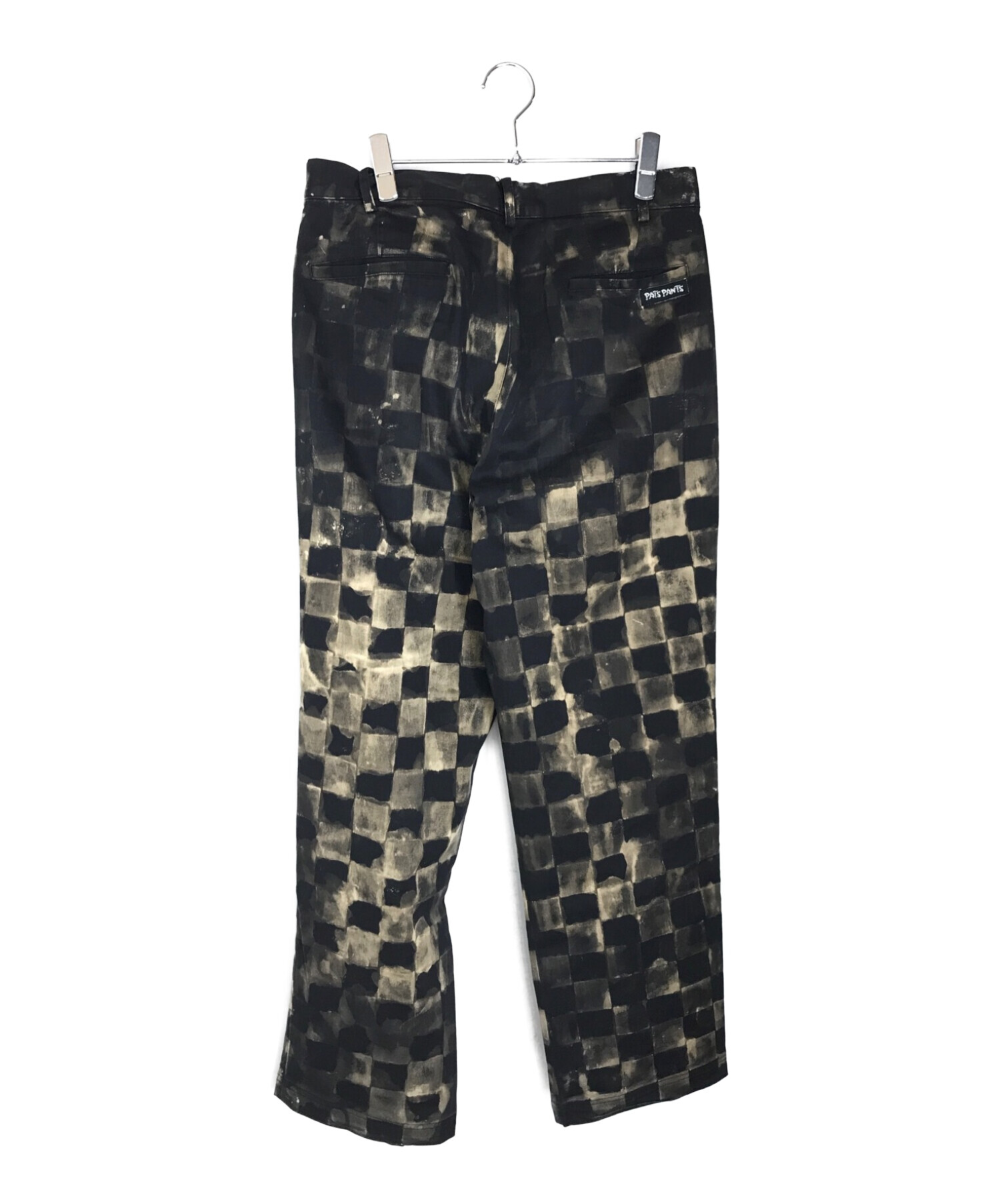中古・古着通販】PATS PANTS (パッツパンツ) ペイント格子テーパード 