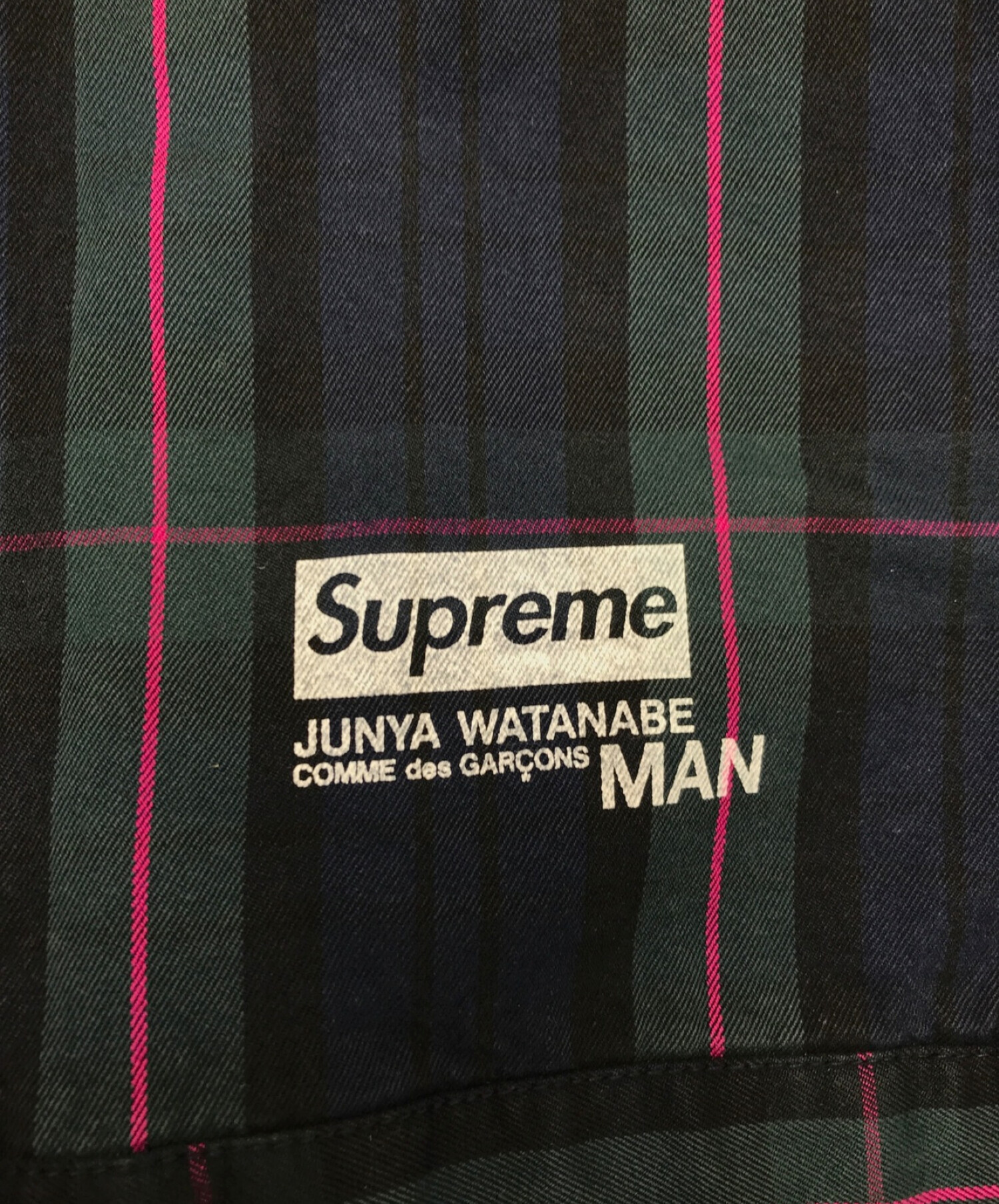 SUPREME (シュプリーム) JUNYA WATANABE MAN (コム デ ギャルソン ジュンヤ ワタナベ マン) コラボワークジャケット  グリーン×ピンク サイズ:L