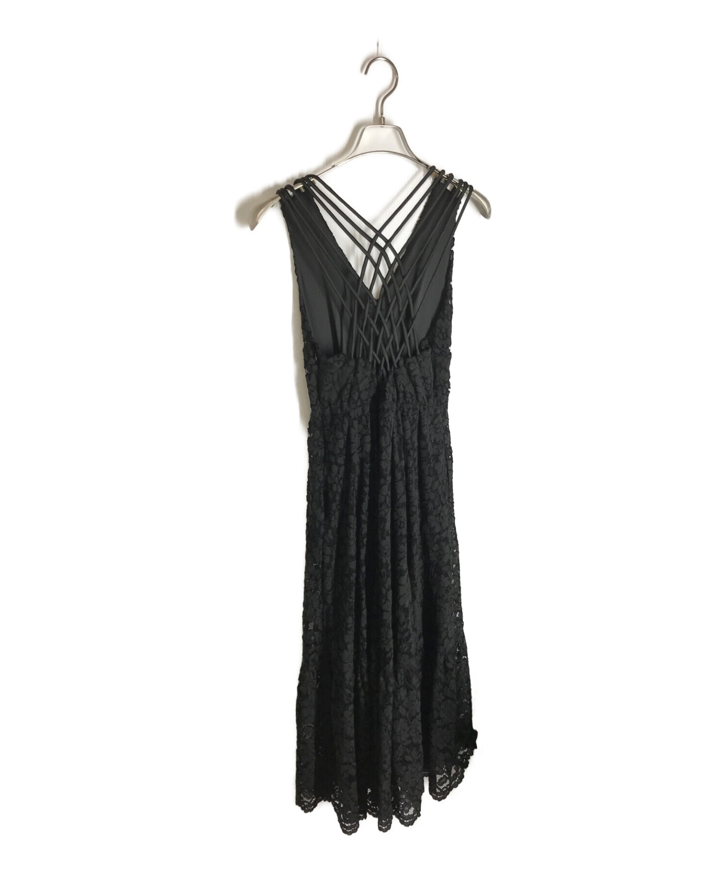 美品】Ameri MEDI BACK CROSS DRESS 
