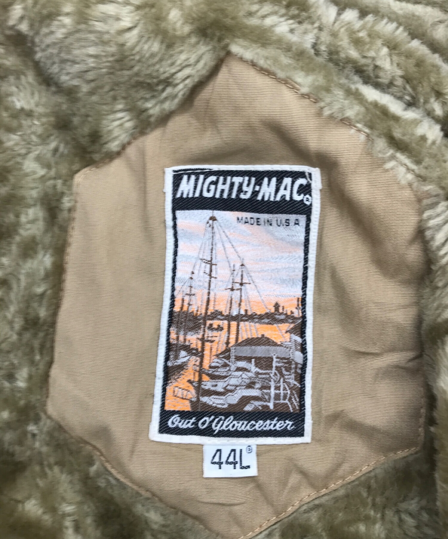 MIGHTY-MAC (マイティーマック) 裏ボアジャケット ベージュ サイズ:44