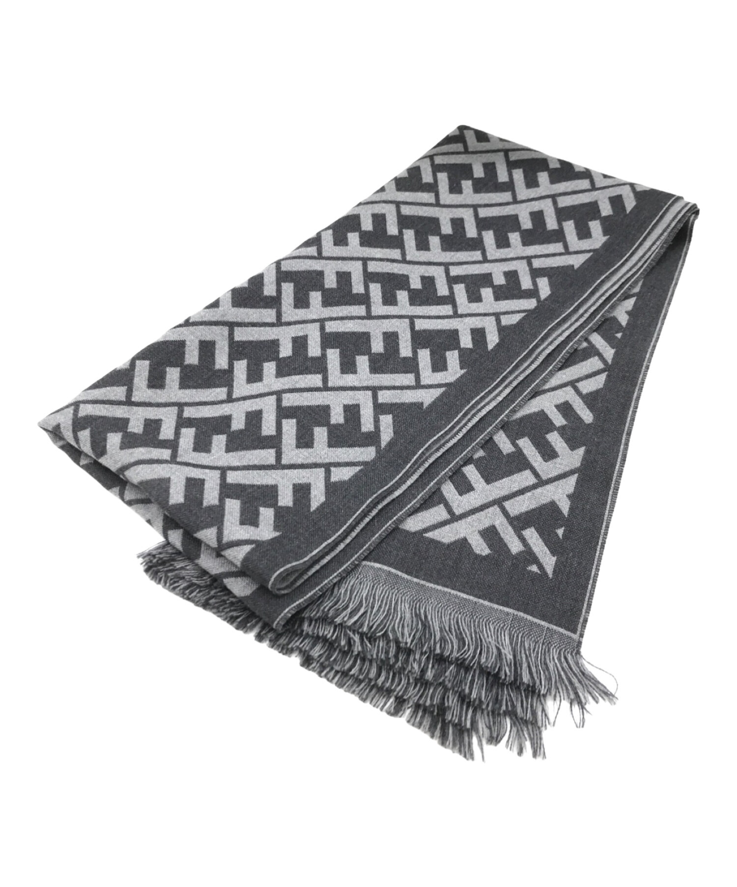 FENDI マフラー ズッカ グレーフェンディ フェンディ マフラー ズッカ