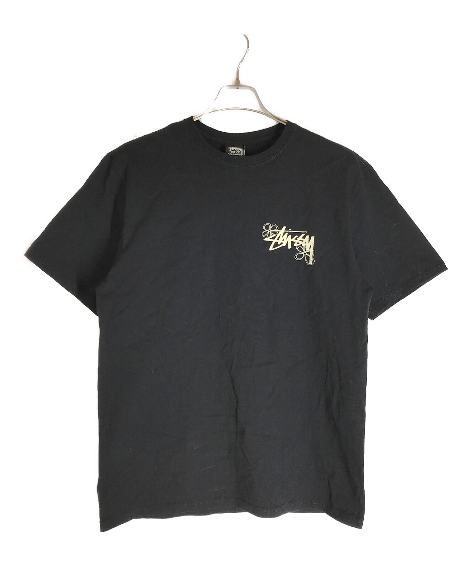 stussy (ステューシー) プリントTシャツ ブラック サイズ:M