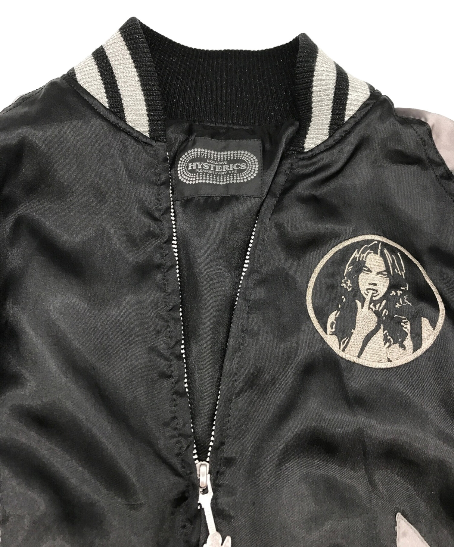 TIGER刺繍 ファッション HYSTERIC スカジャン trip or trap 古着used