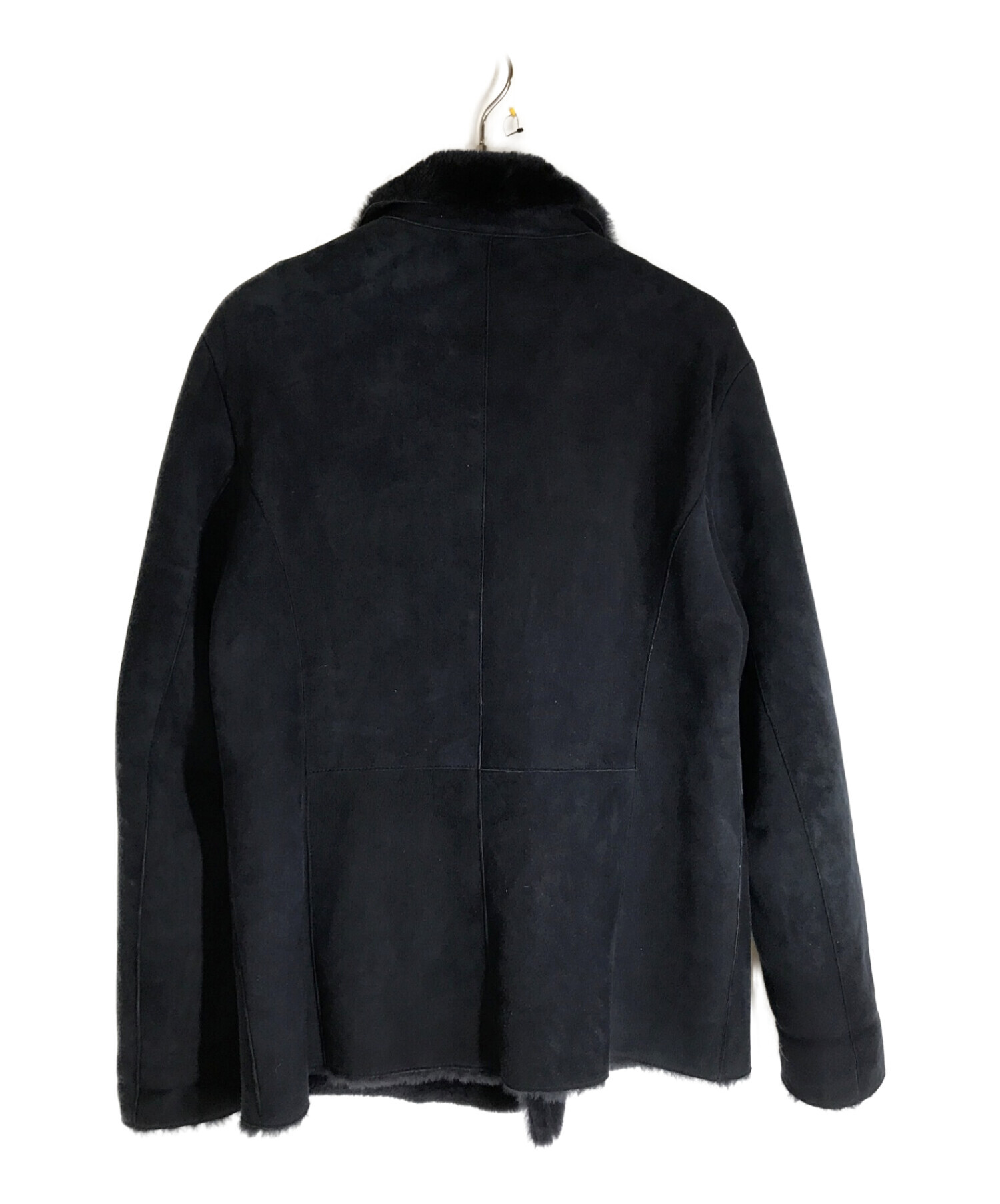 EMPORIO ARMANI Long Mouton Coat 中古・古着通販】EMPORIO ARMANI 