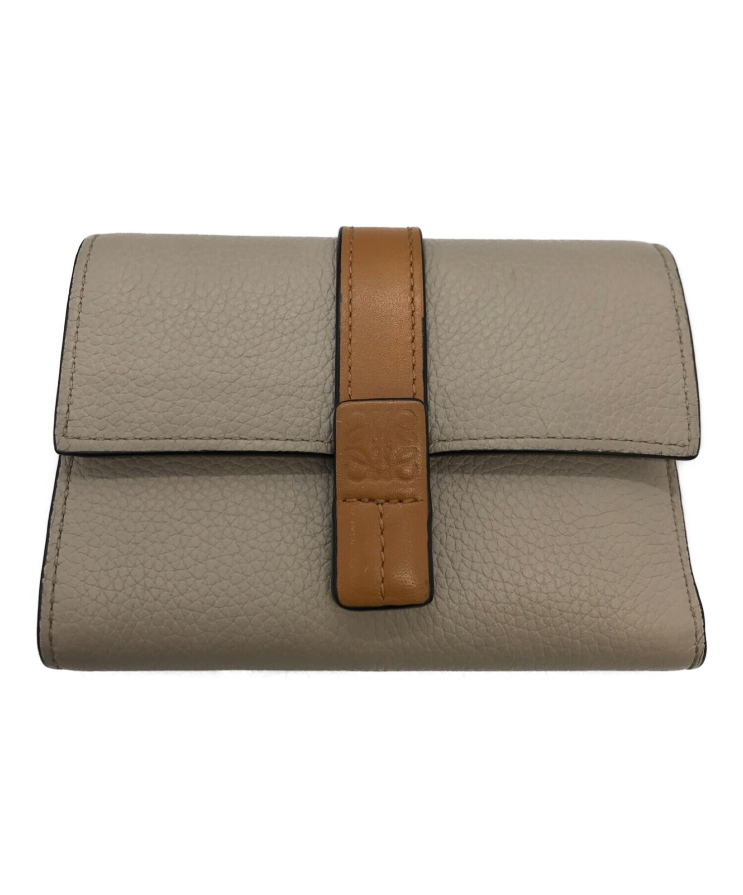 ロエべ 三つ折り財布 バーティカルウォレット スモール ローズマリー ロエべ 三つ折り財布 バーティカルウォレット スモール ローズマリー