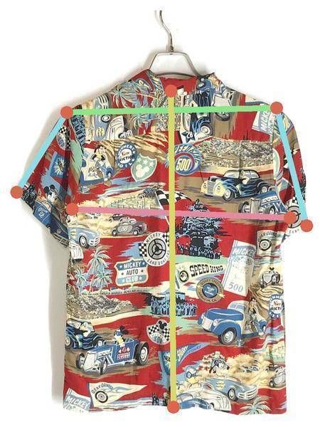 レア】レインスプーナー ディズニー 別注 アロハシャツ XXL ミッキー