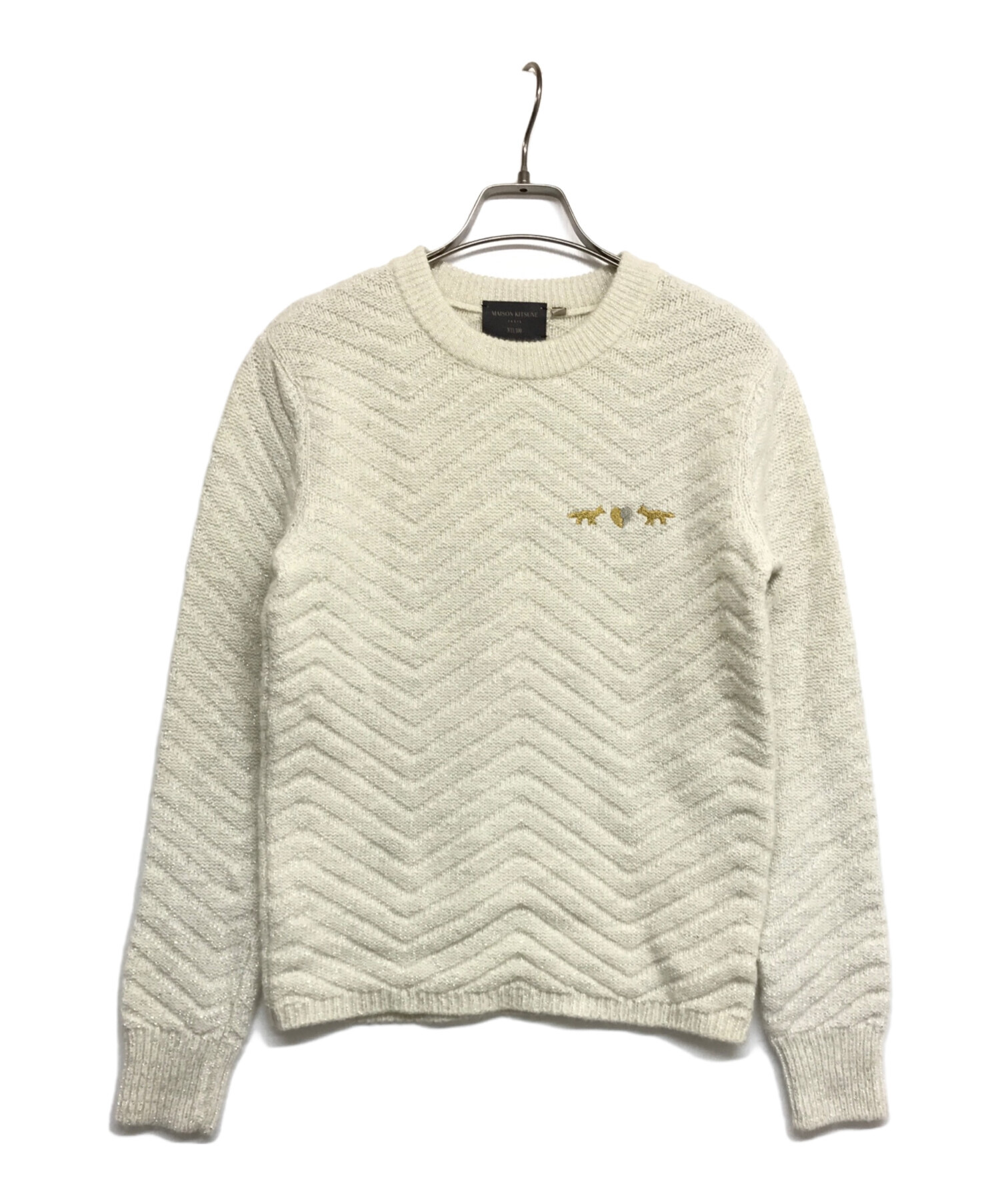 中古・古着通販】maison kitsune (メゾンキツネ) ラムウールニット 