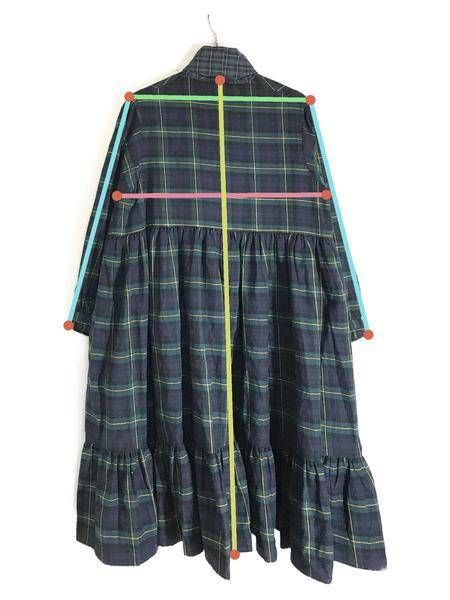 中古・古着通販】HEIHEI (ヘイヘイ) リボンワンピース グリーン サイズ  