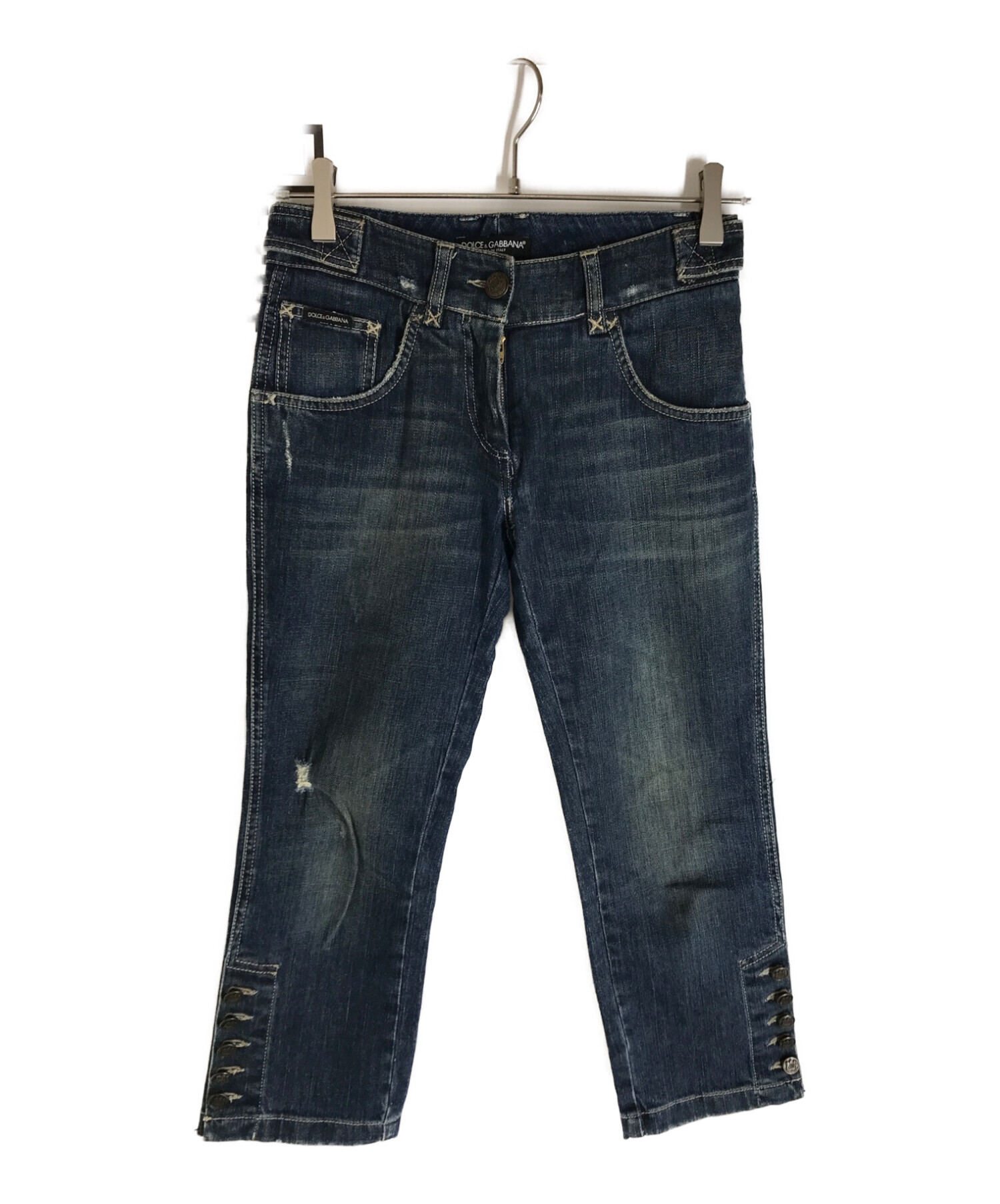 中古・古着通販】DOLCE & GABBANA (ドルチェ＆ガッバーナ) 裾ボタン 