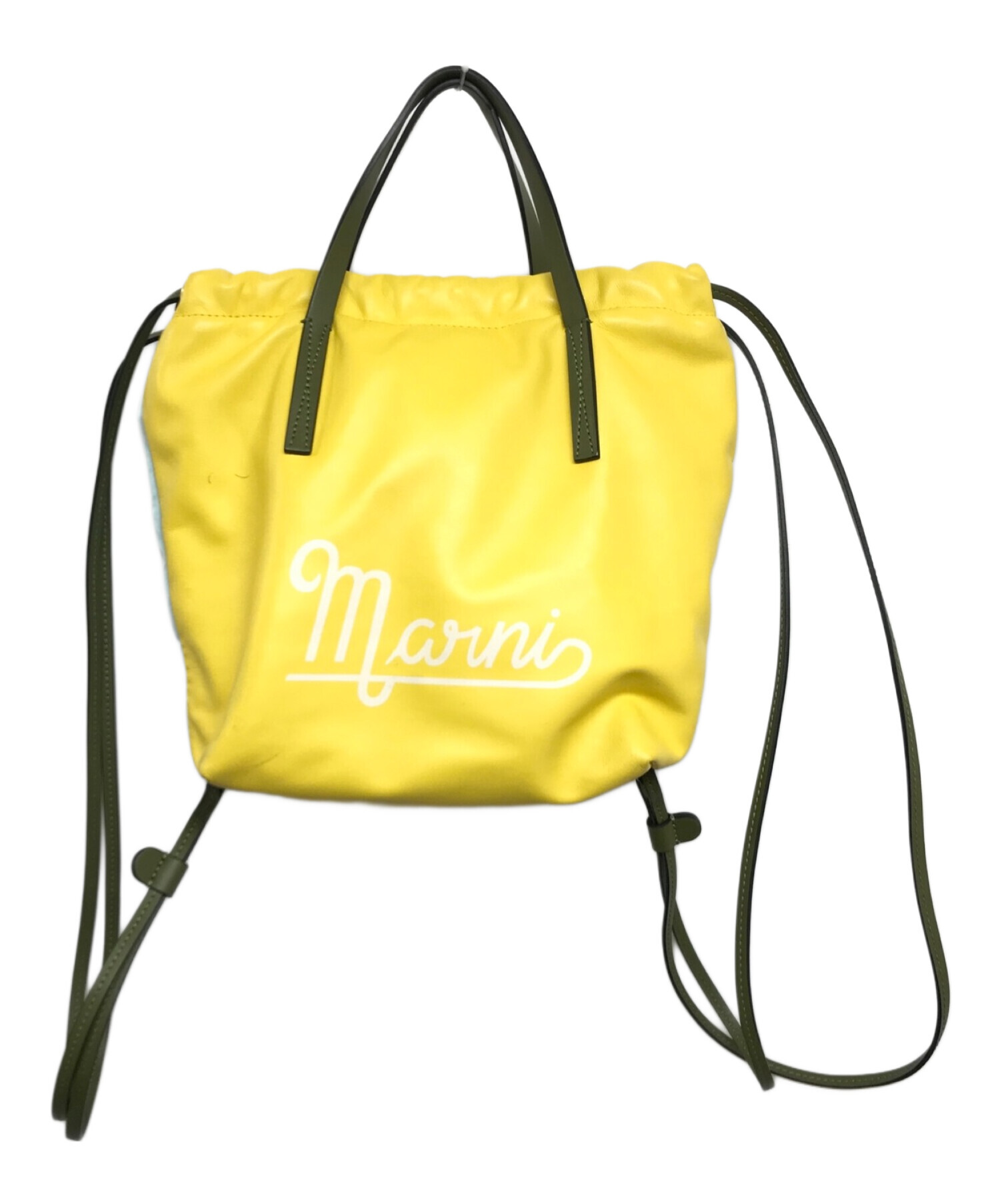 中古・古着通販】MARNI (マルニ) GUSSET BACKPACK ZAMP0015Q0 イエロー 