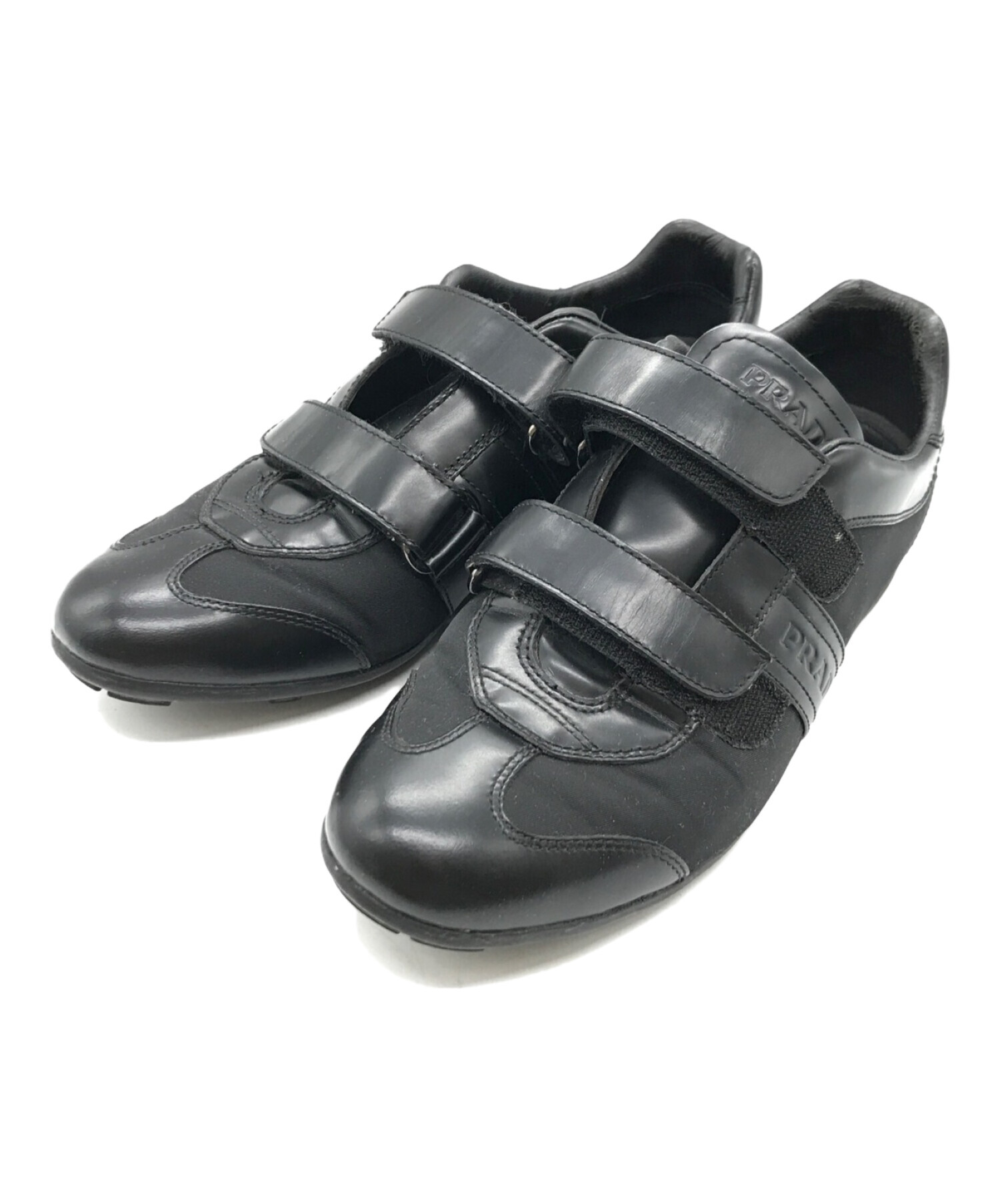 プラダ PRADA プラダスポーツ ベルクロスニーカー サイズ:36 23cm 靴
