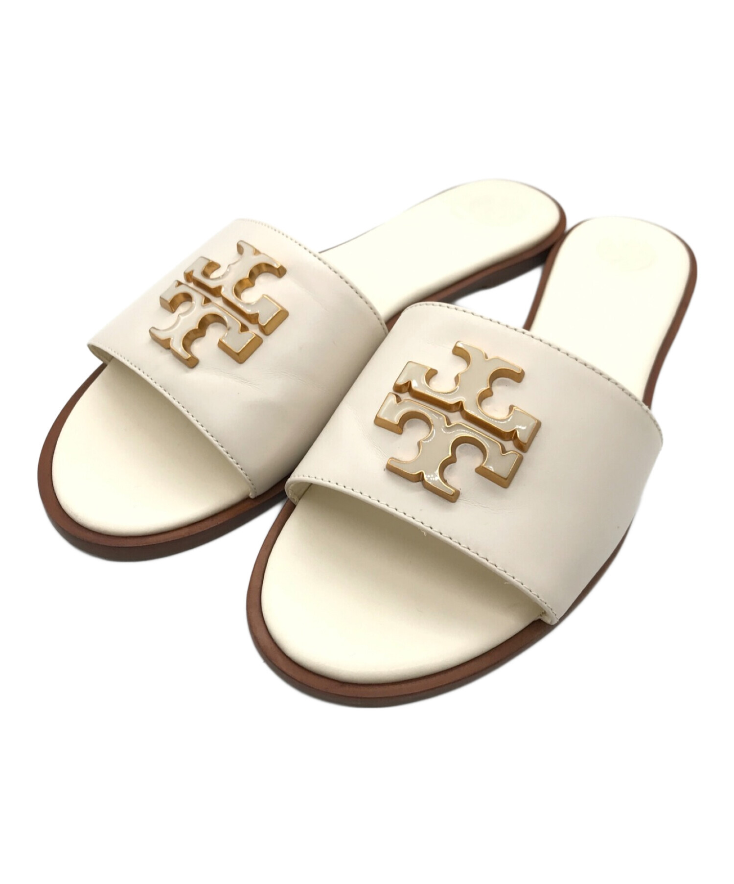 中古・古着通販】TORY BURCH (トリーバーチ) ミュール アイボリー 