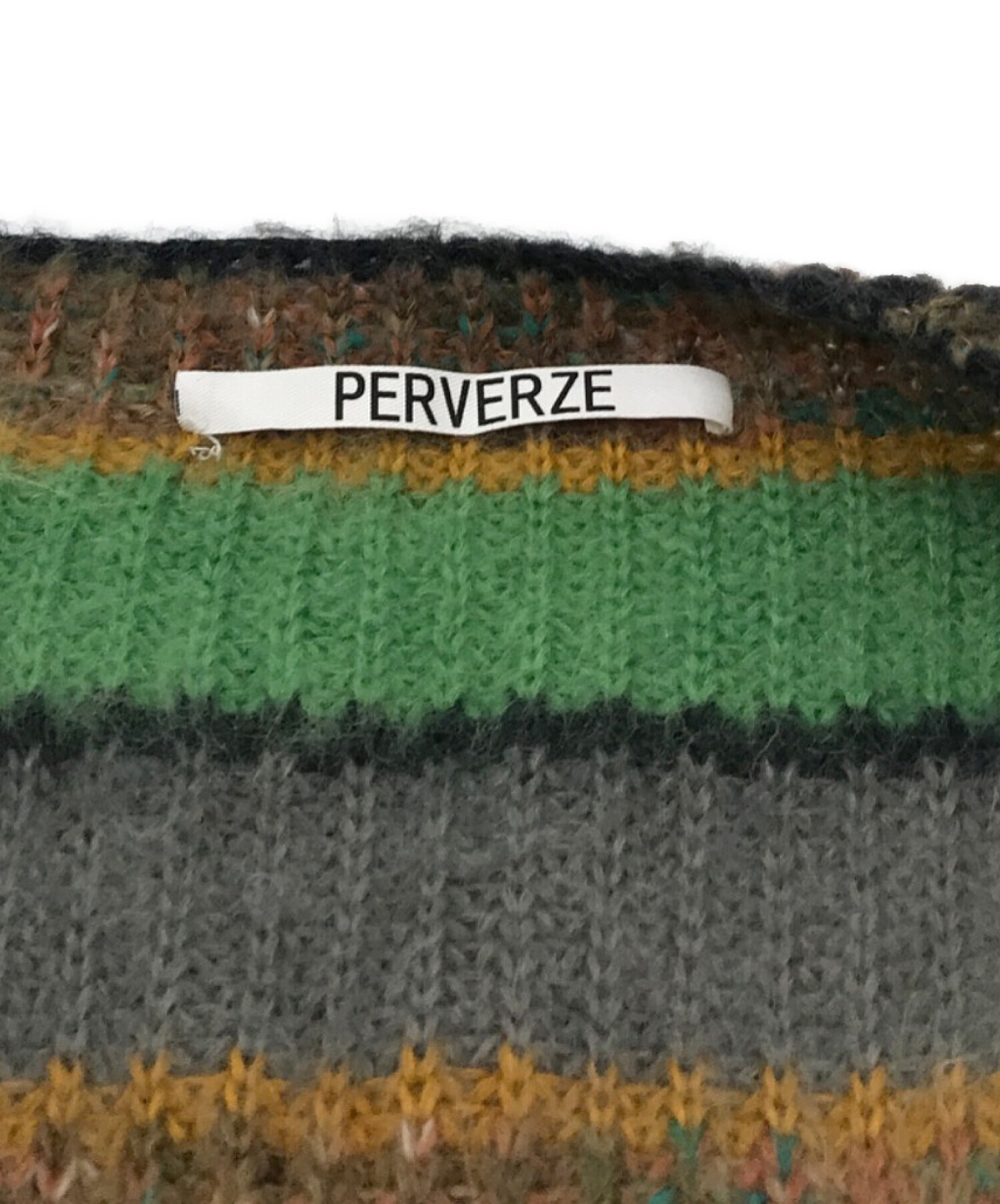 中古・古着通販】PERVERZE (パーバーズ) Stripe Mohair Wide  